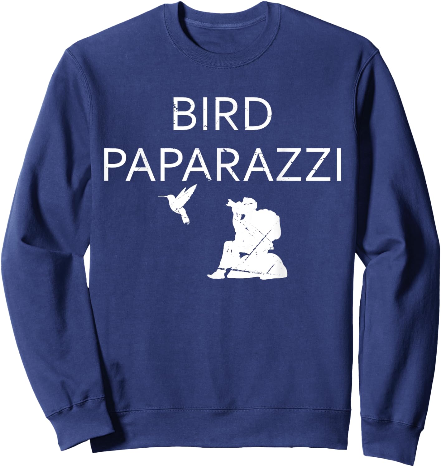 Bird Paparazzi | Bird Photography Camera | Bird Watcher Sweatshirt - Sweatshirt | Navy