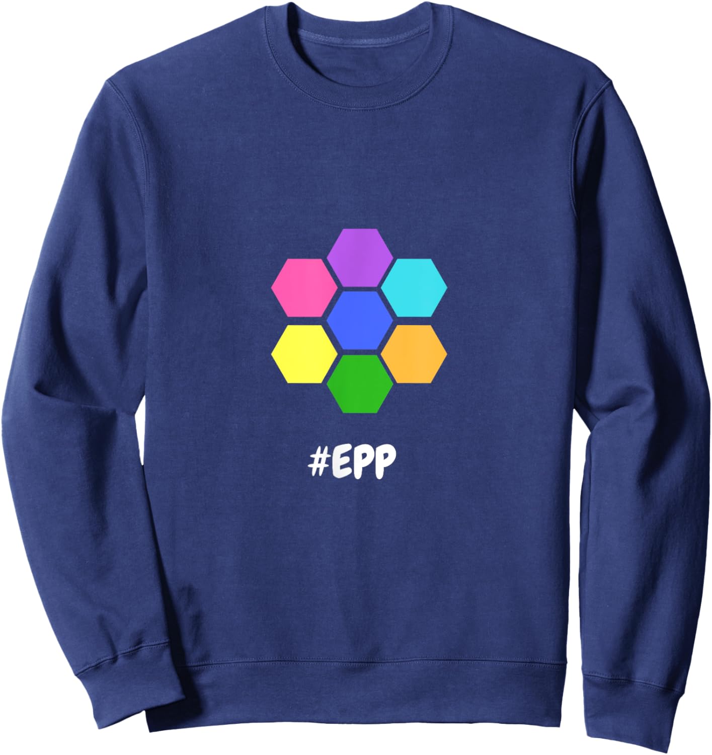 Sewing Shirt English Paper Piecing Shirt Sweatshirt - Sweatshirt | Navy