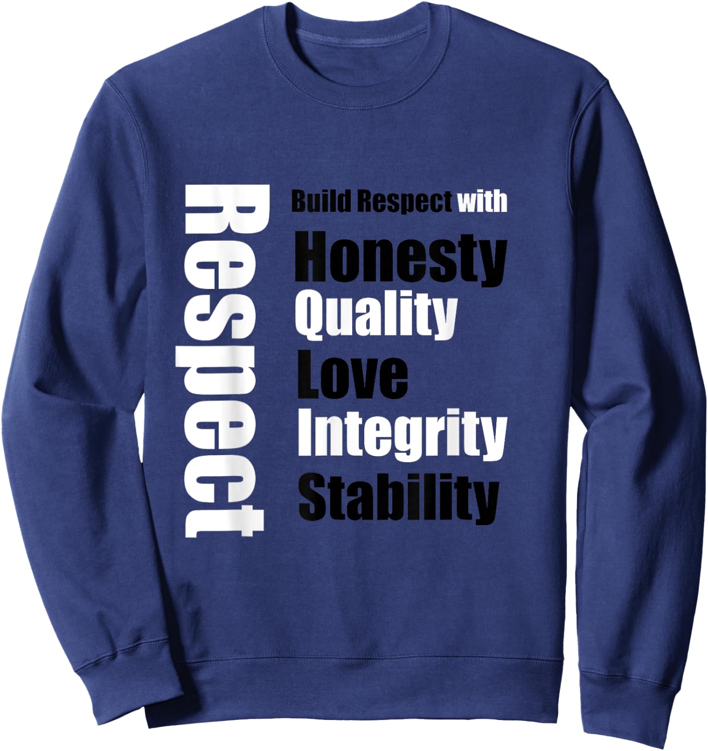 Respect Sweatshirt - Sweatshirt | Navy