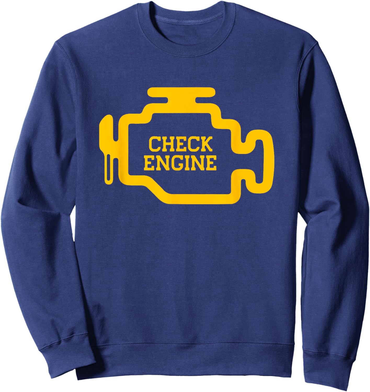 Check Engine Light Sweatshirt - Sweatshirt | Navy