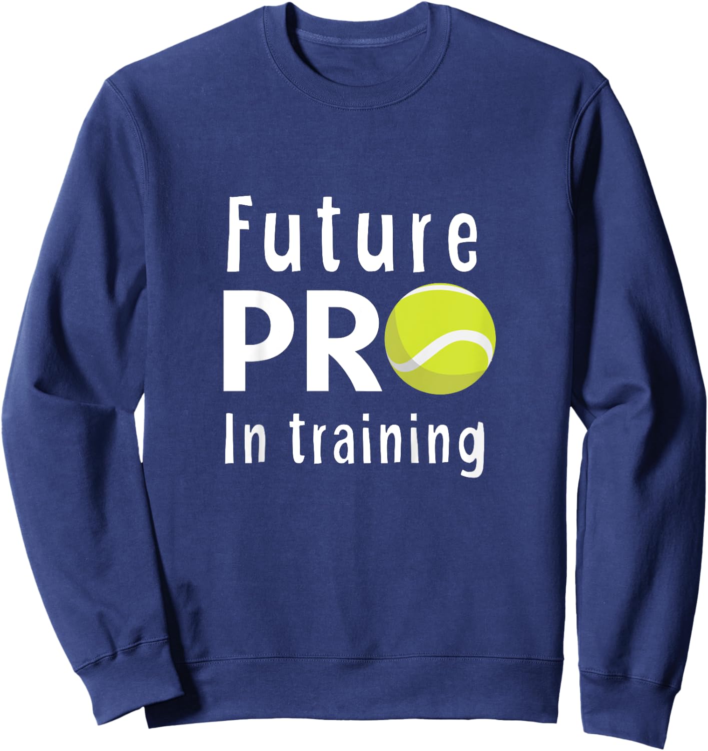 Future Pro In Training for Boys and Girls Tennis Sweatshirt - Sweatshirt | Navy