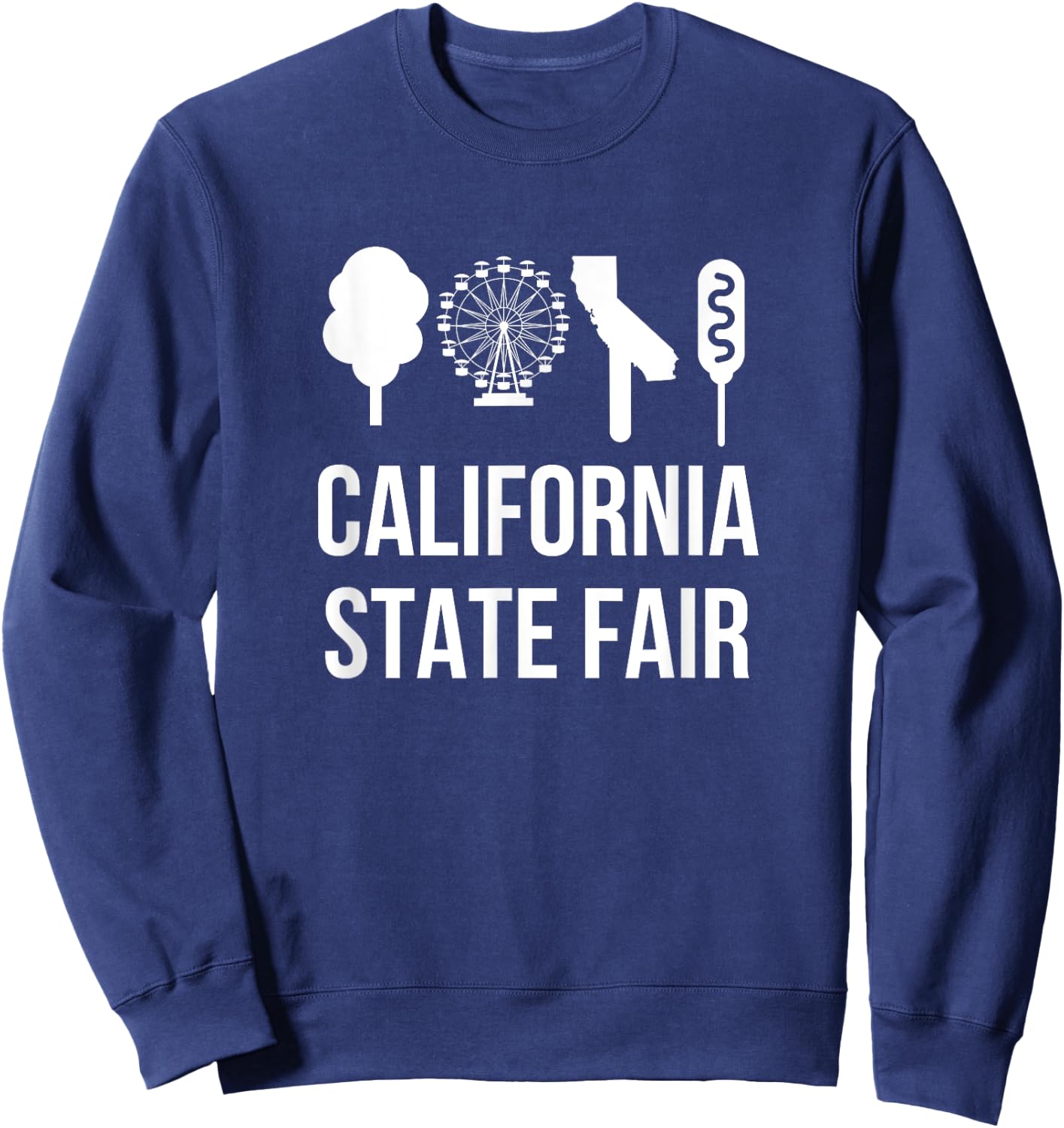 California State Fair Food on a Stick Sweatshirt - Sweatshirt | Navy