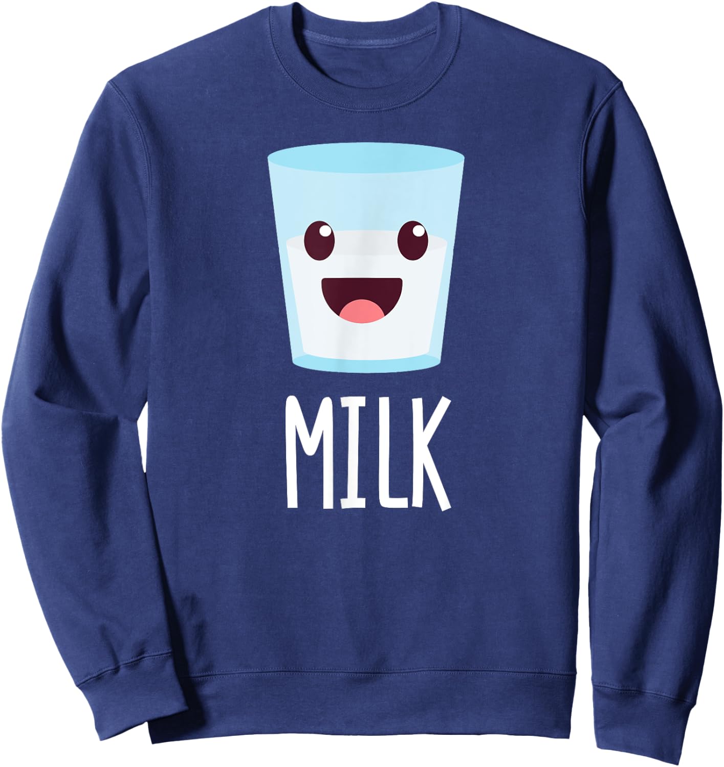 Milk & Cookies Matching Couple Halloween Best Friends Sweatshirt - Sweatshirt | Navy