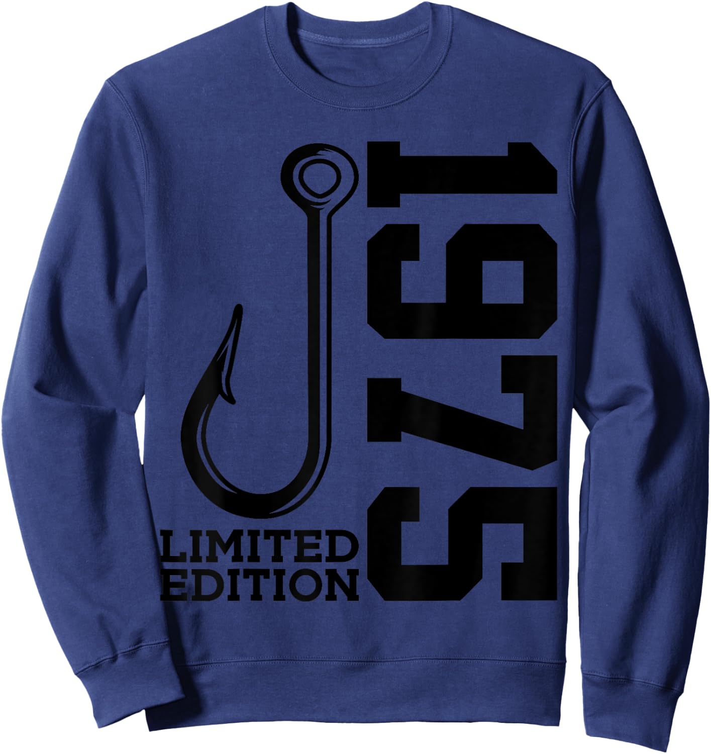 Angler 50th Birthday Fishing Limited Edition 1975 Sweatshirt - Sweatshirt | Navy
