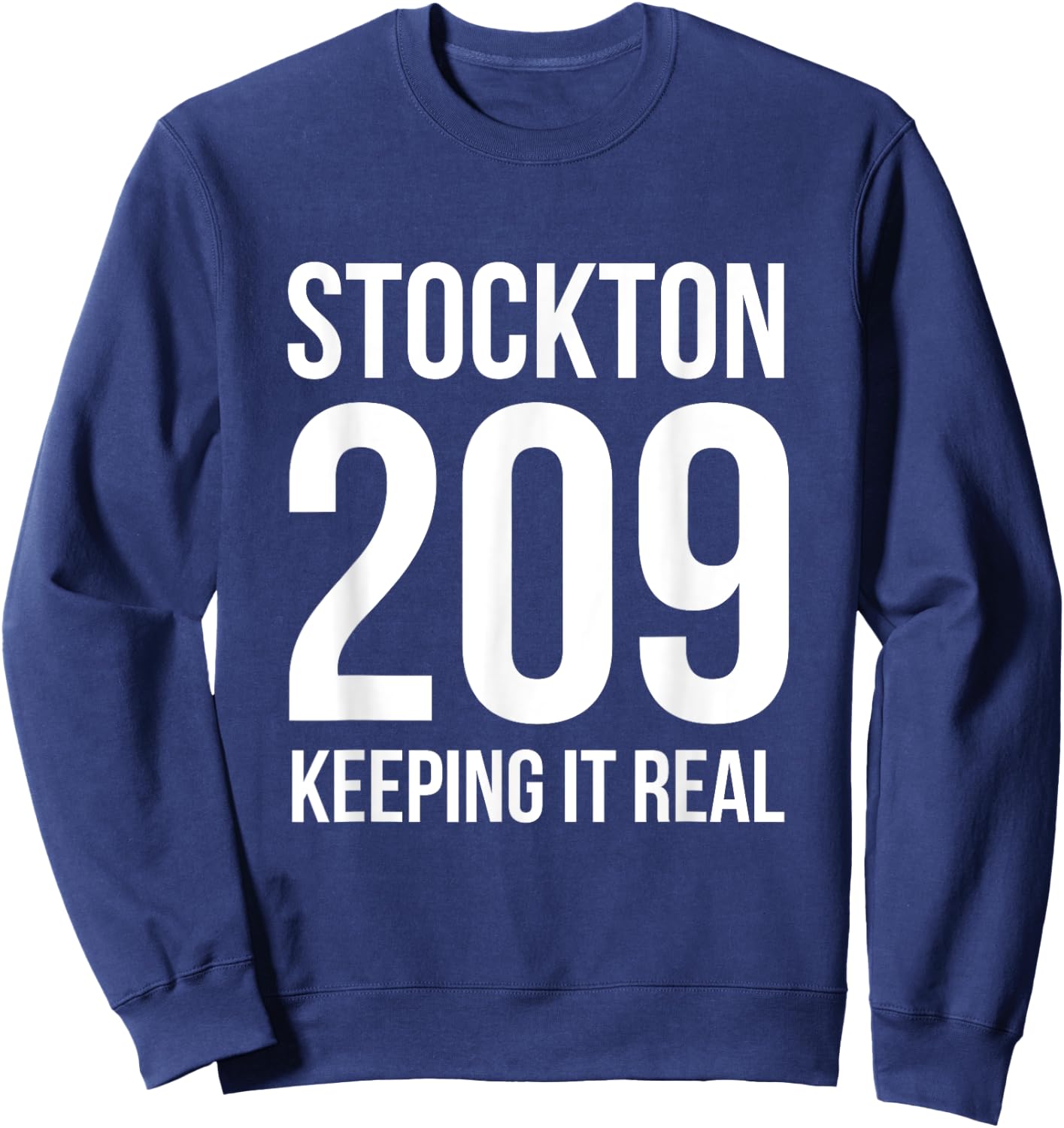 Stockton 209 T Shirt Sweatshirt - Sweatshirt | Navy