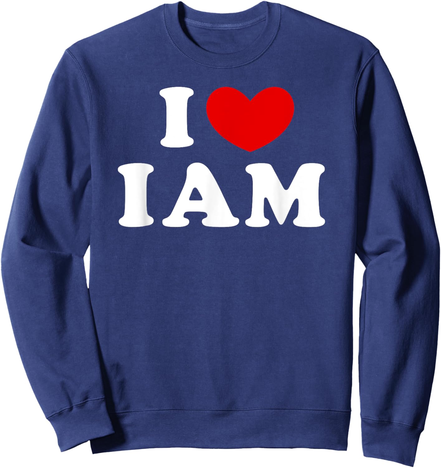 I Love Iam, I Heart Iam Sweatshirt - Sweatshirt | Navy
