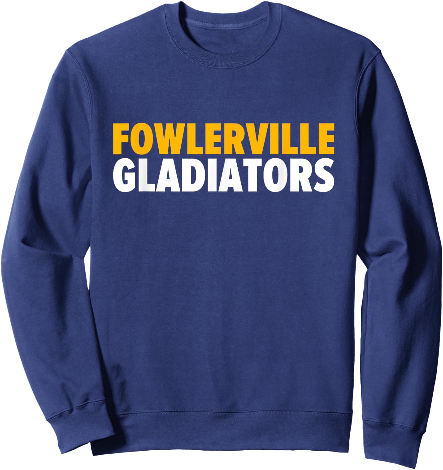 Fowlerville Gladiators Bold Sweatshirt - Sweatshirt | Navy
