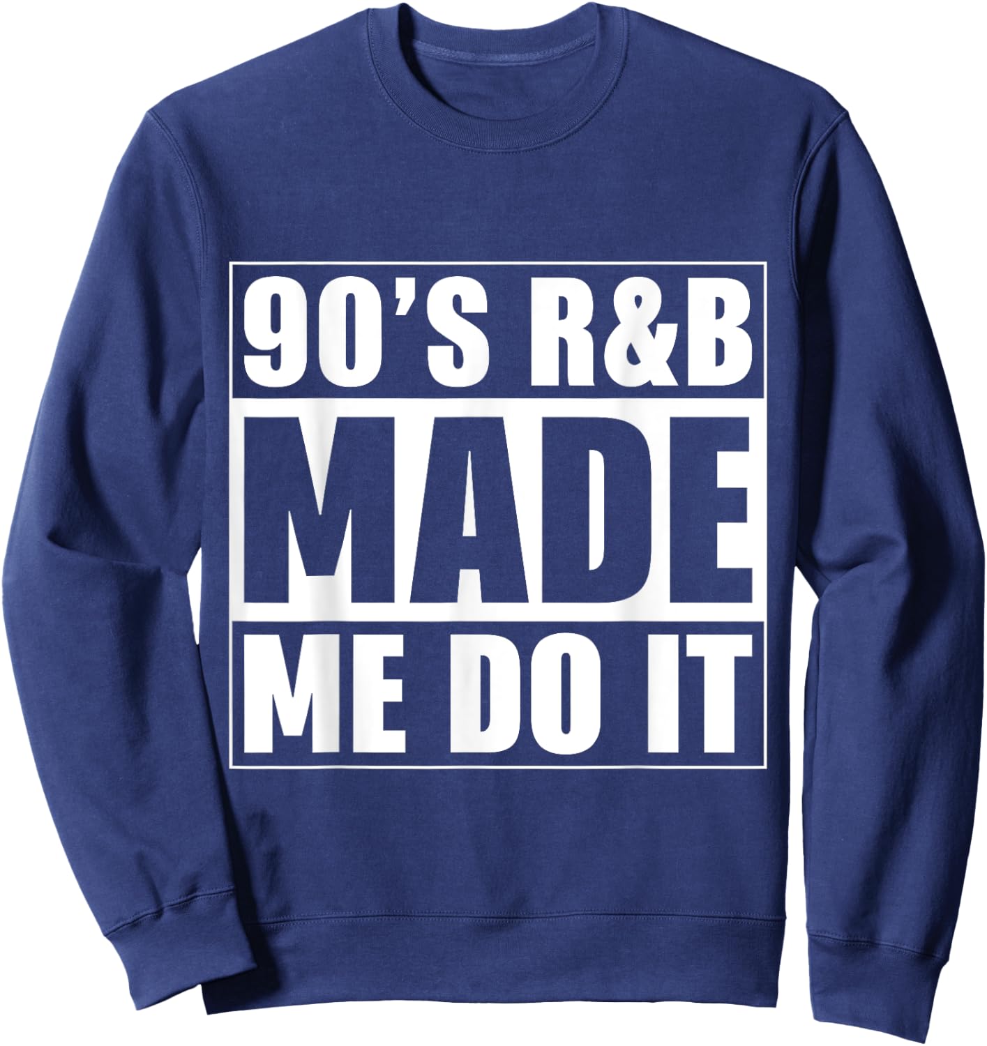 R&B Artist girls Vintage 90 s r and b graphic Sweatshirt - Sweatshirt | Navy