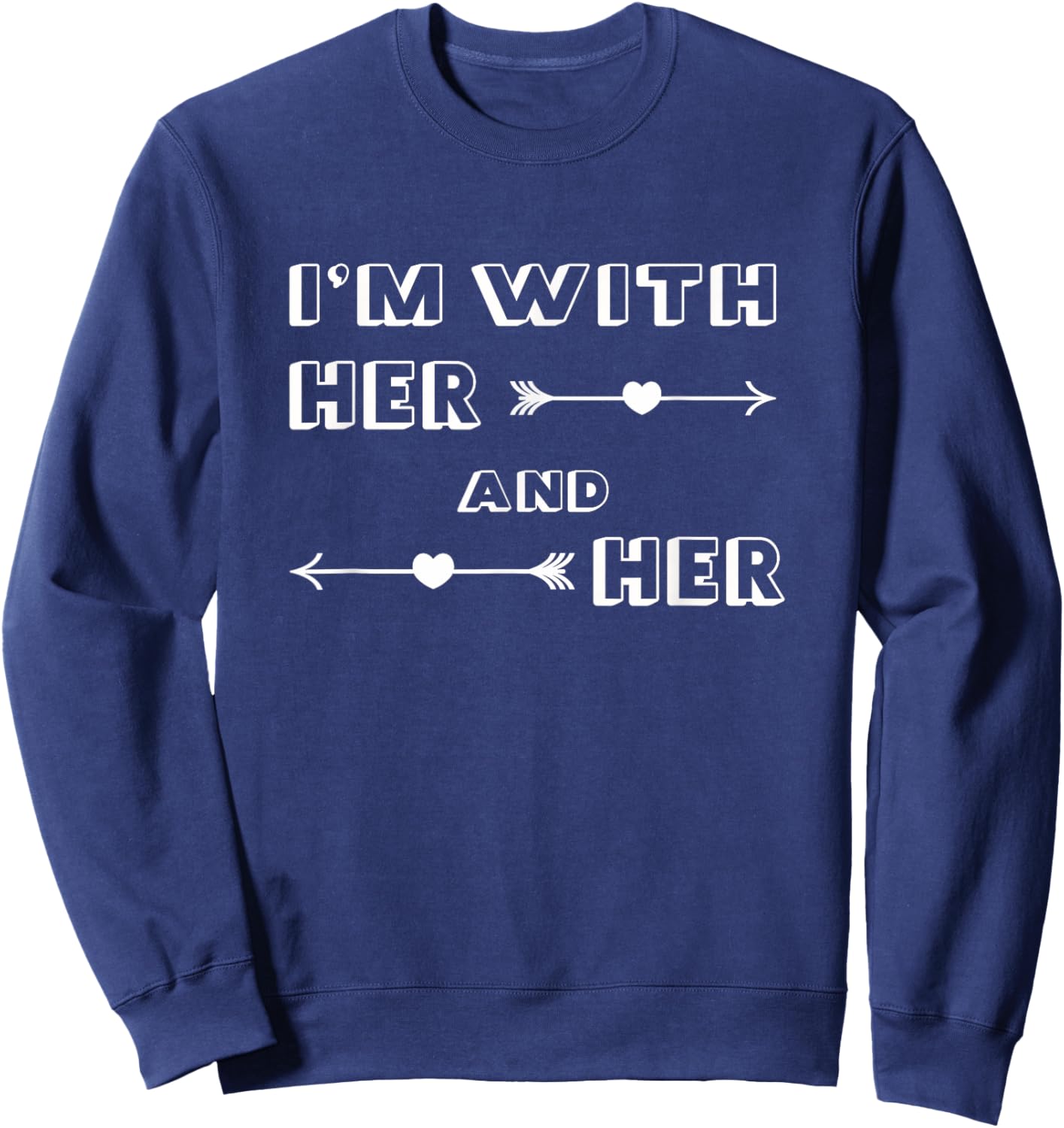 Polyamory Gay Pride Threelationship Shirt Polyamorous Gift Sweatshirt - Sweatshirt | Navy