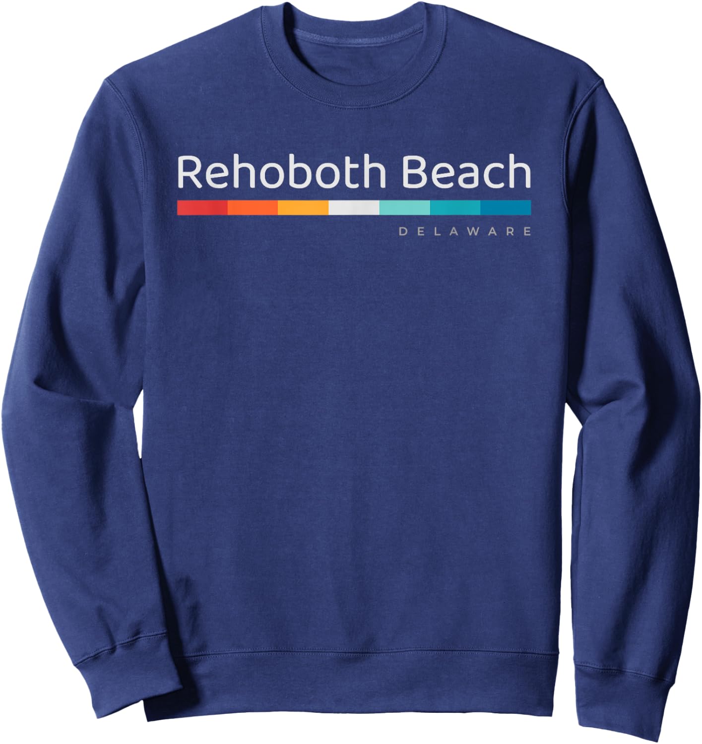 Rehoboth Beach DE Delaware Retro Design Men Women Girls Kids Sweatshirt - Sweatshirt | Navy