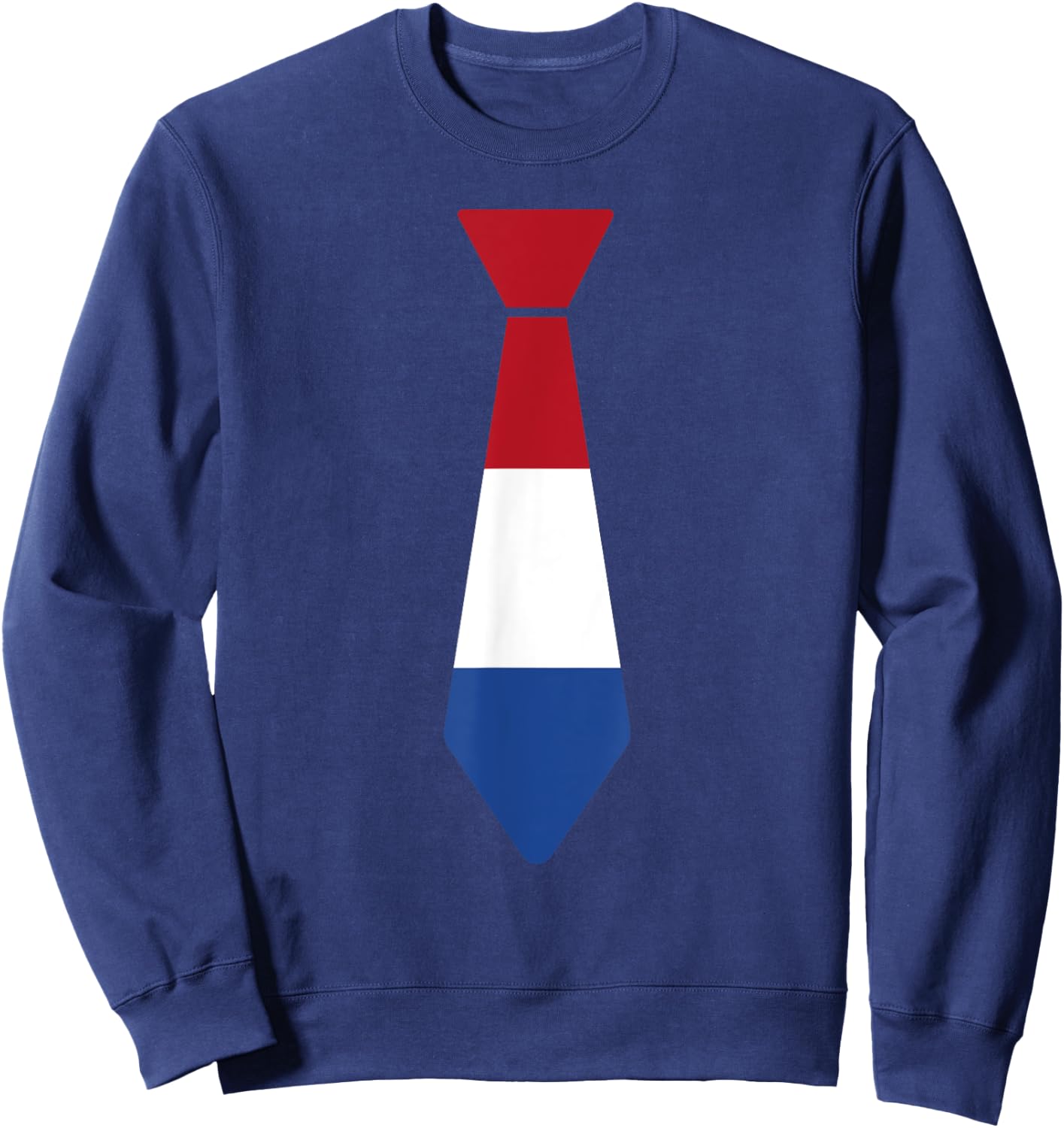 Netherlands Flag Tie Cute Dutch Boys Matching Family Sweatshirt - Sweatshirt | Navy
