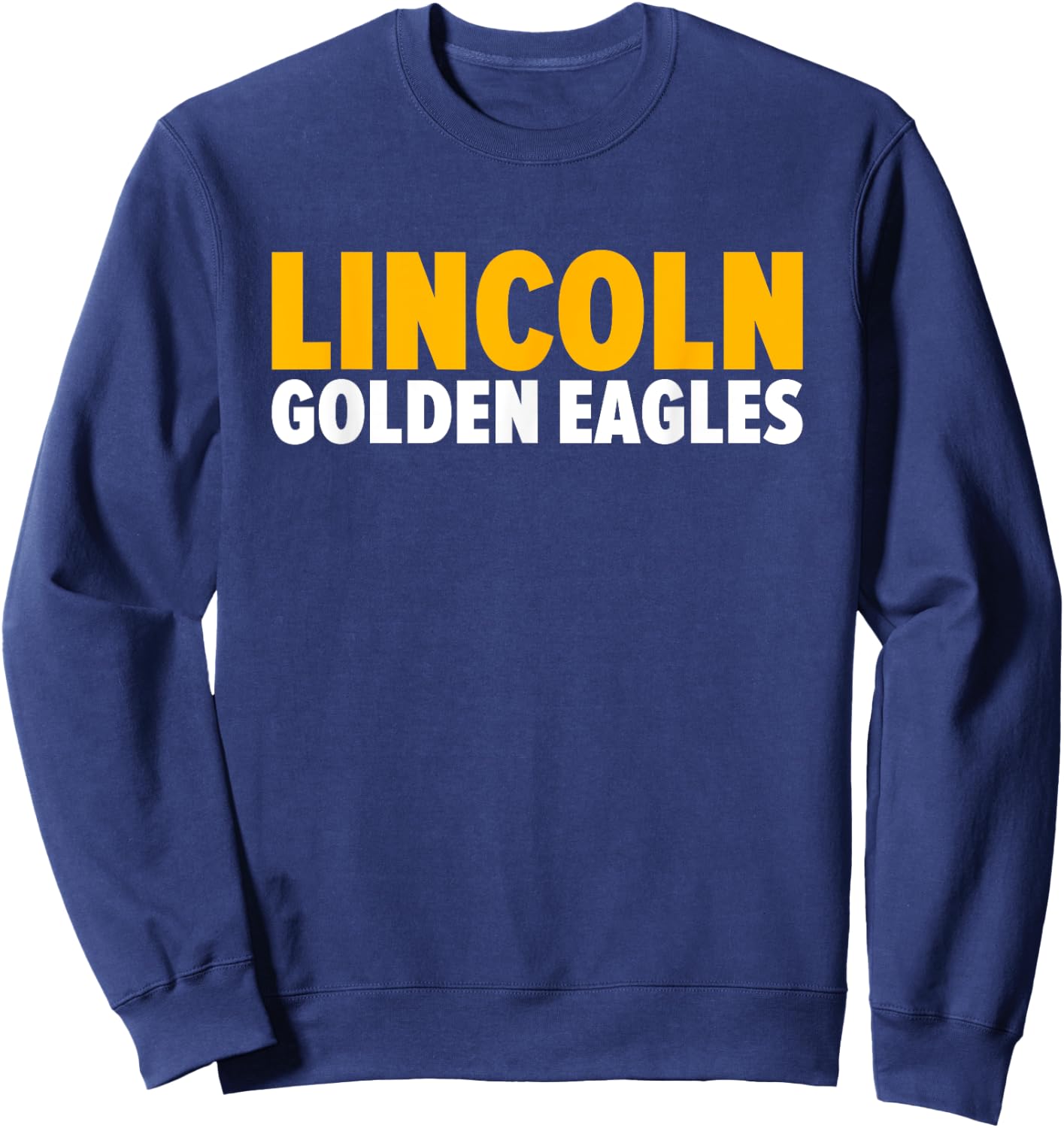 Lincoln Golden Eagles Bold Sweatshirt - Sweatshirt | Navy