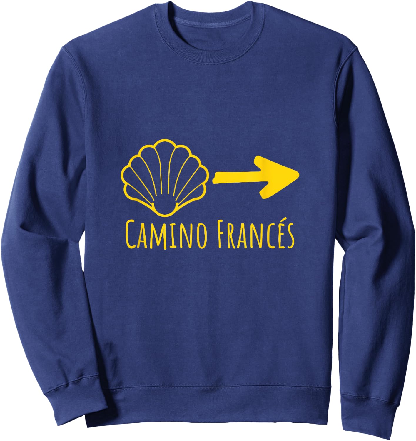 Buen Camino Frances El Santiago - Tops, & Accessories Sweatshirt - Sweatshirt | Navy