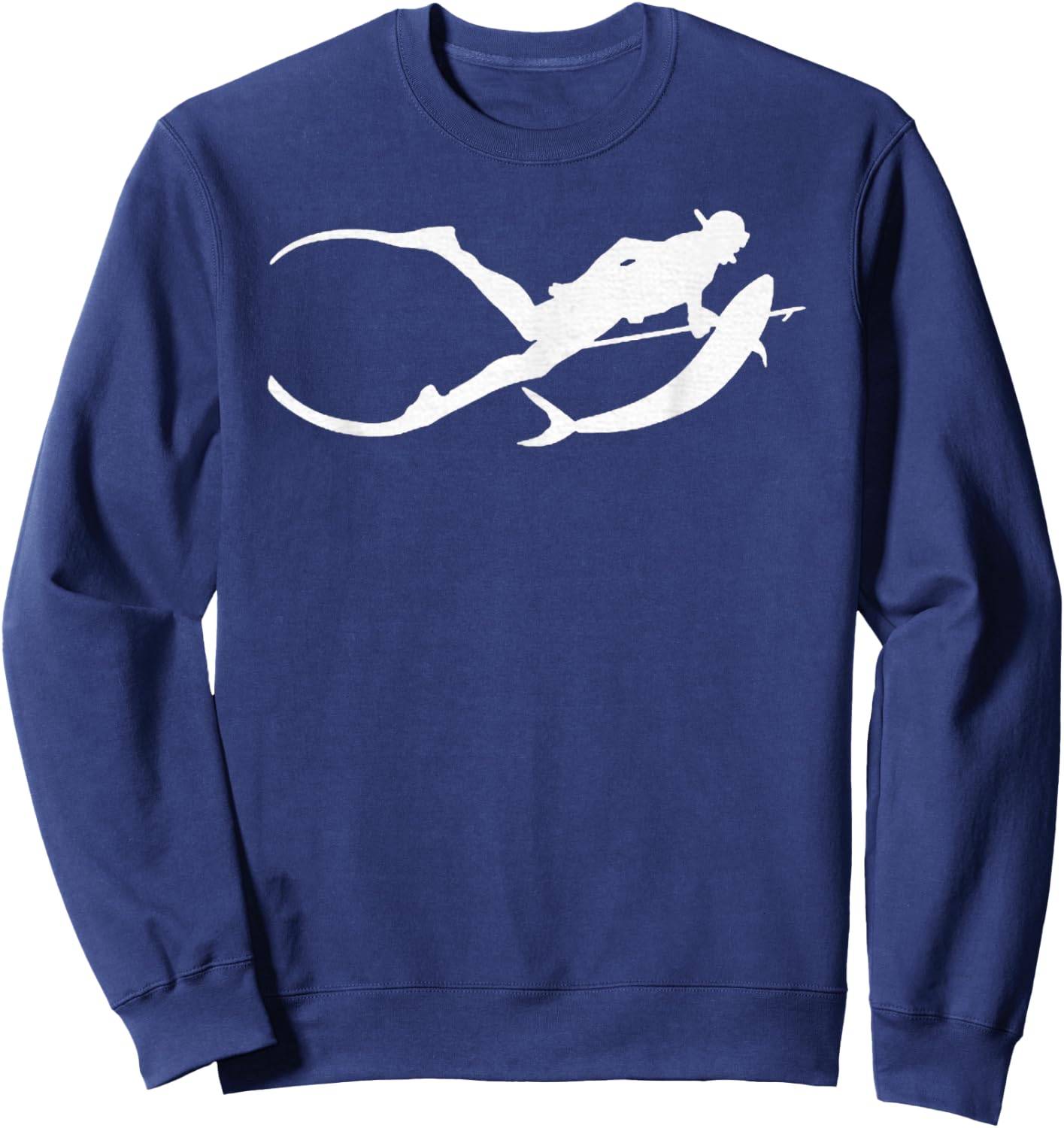 Free Diving - Spearfishing - Snorkelling Sweatshirt - Sweatshirt | Navy