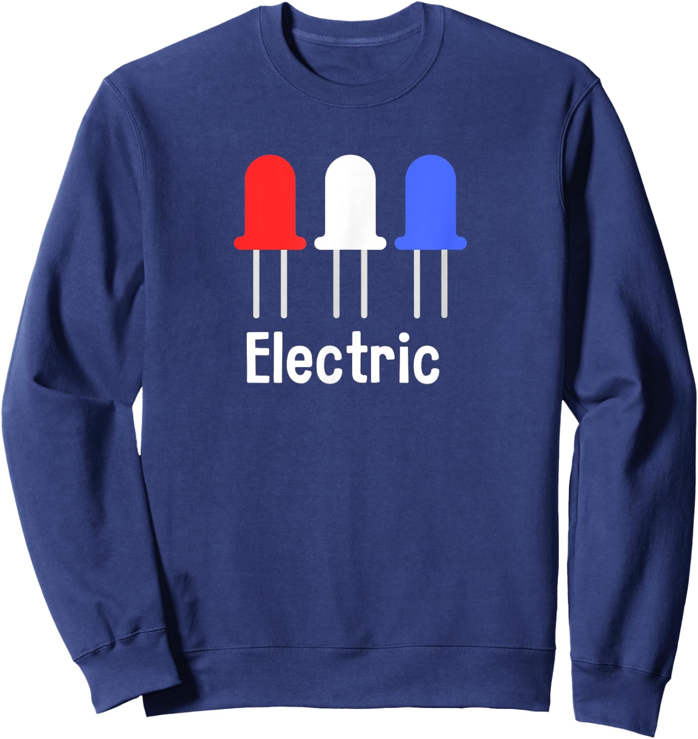 Electric Led light Electrical Engineer Cute Gifts Sweatshirt - Sweatshirt | Navy