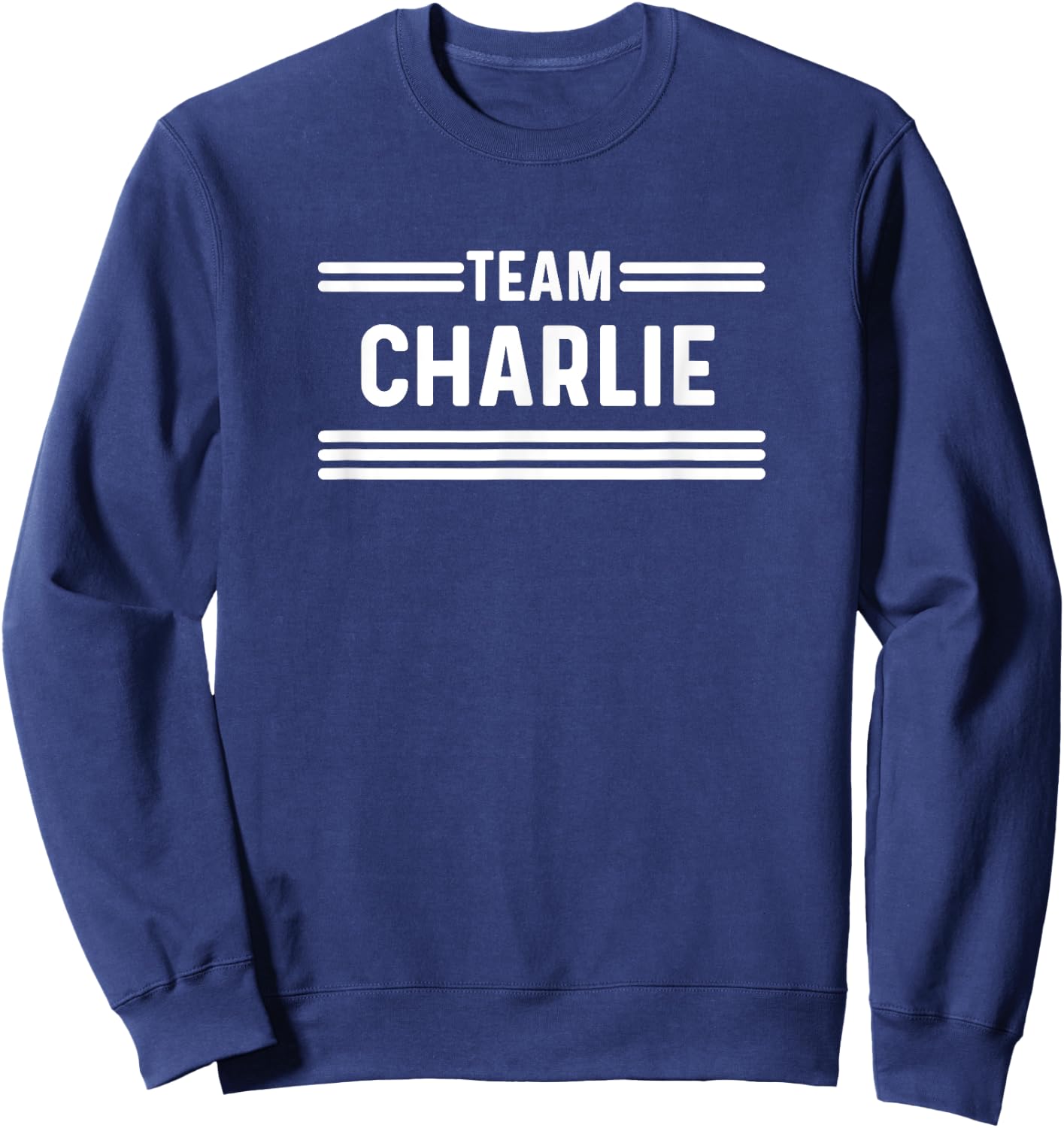 Team Charlie - Family Name Sweatshirt - Sweatshirt | Navy
