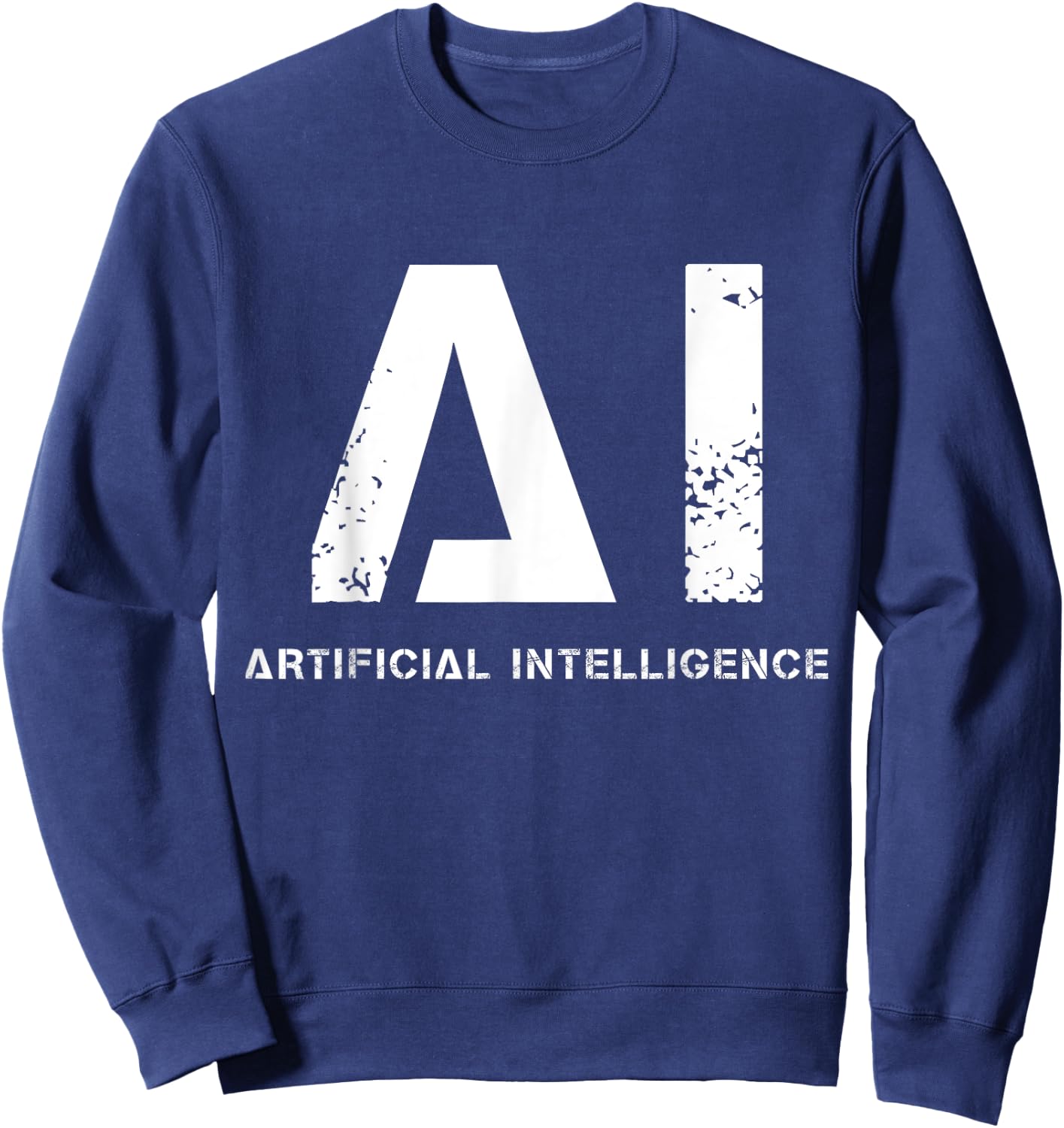 Artificial intelligence - robot engineer Cyborg future Sweatshirt - Sweatshirt | Navy