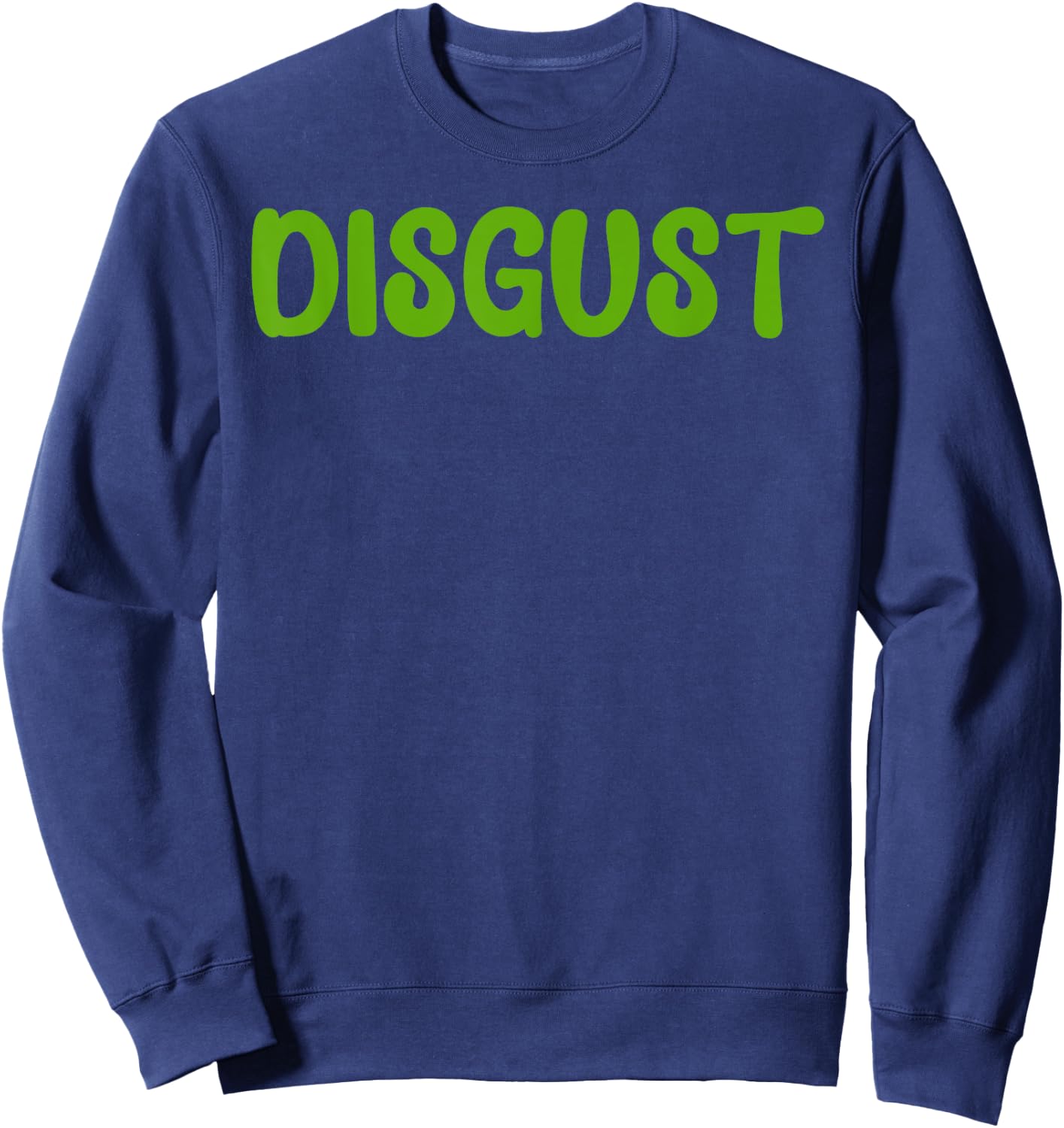 Disgust Lazy Halloween Costume Funny Last Minute Kids Sweatshirt - Sweatshirt | Navy