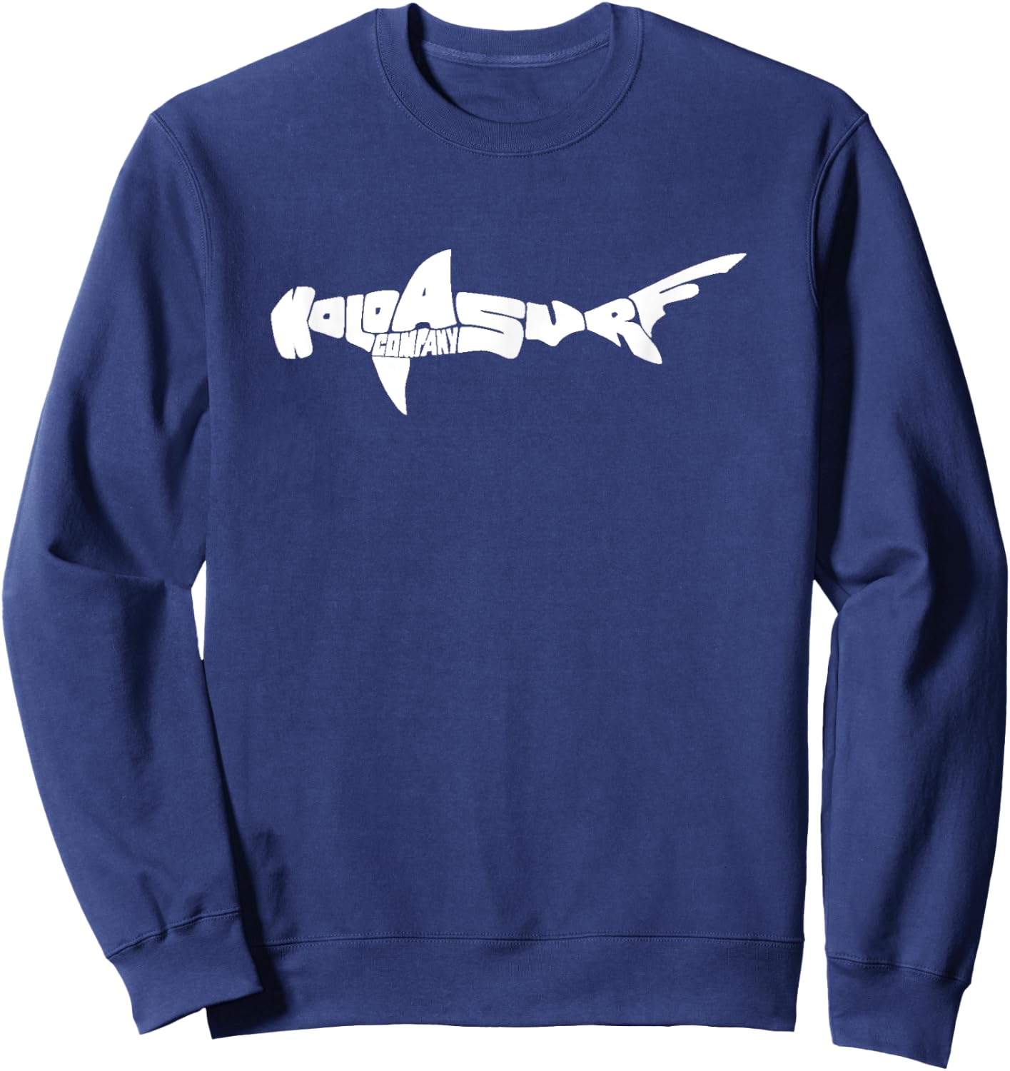 Koloa Surf Hammerhead Shark Logo Lightweight, Graphic Sweatshirt - Sweatshirt | Navy