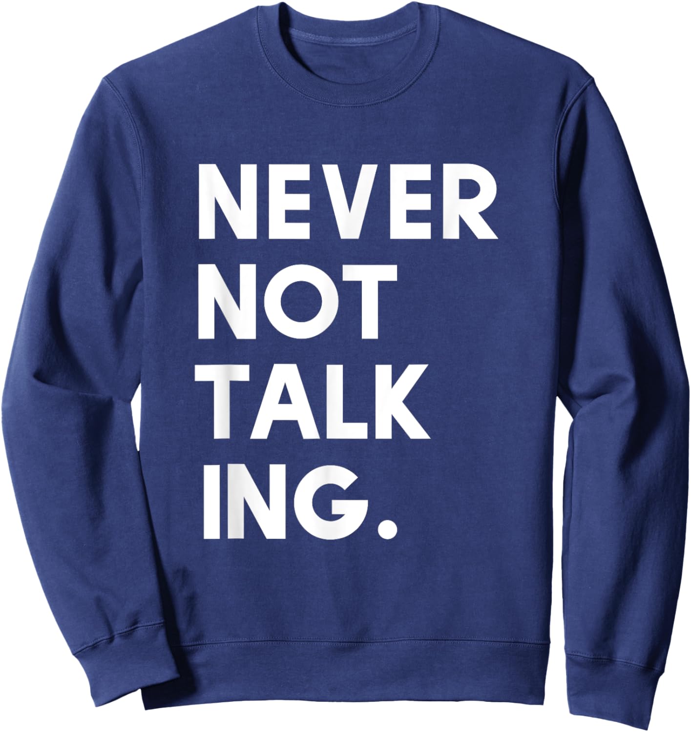 Never Not Talking Funny Child Sweatshirt - Sweatshirt | Navy