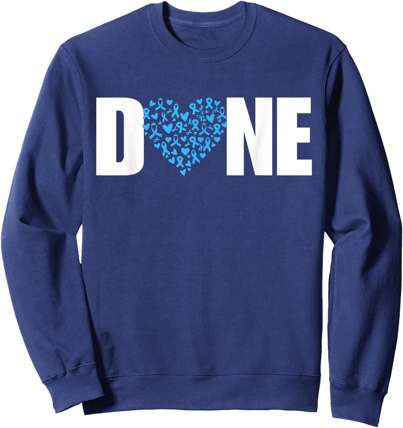Last Day Of Chemo Radiation Prostate Cancer Survivor Sweatshirt - Sweatshirt | Navy