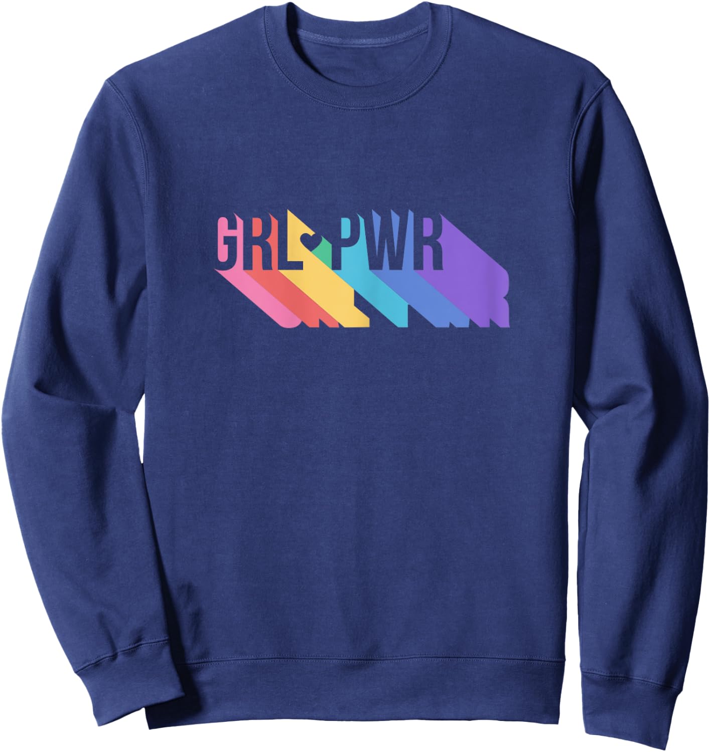 Girl Power – Girls Women Sweatshirt - Sweatshirt | Navy