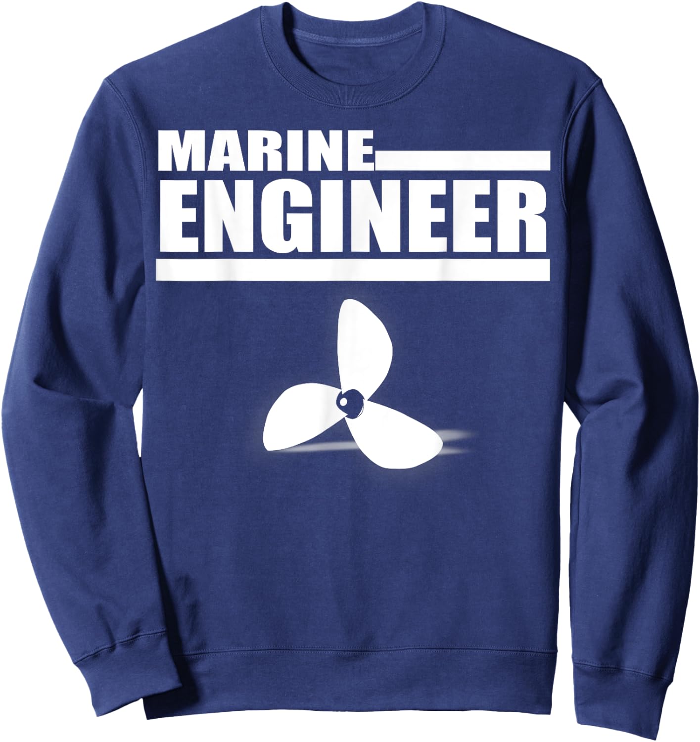 Marine Engineer T Shirt Gift Marine Engineer Jobs Sweatshirt - Sweatshirt | Navy