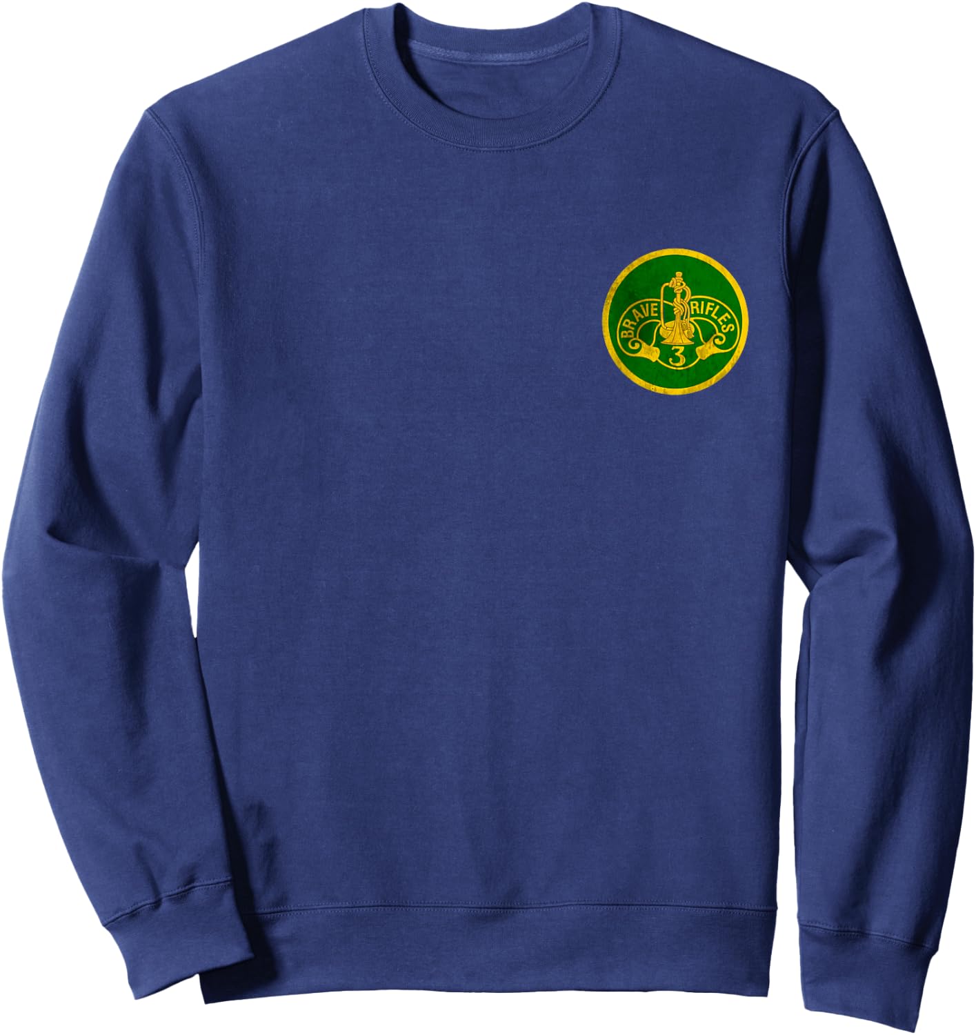 3rd Cavalry Regiment Logo 3rd CAV Military Veteran Christmas Sweatshirt - Sweatshirt | Navy