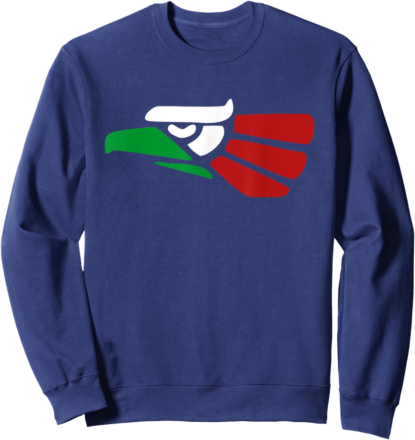 Hecho En Mexico Mexican Eagle Aguila Sweatshirt - Sweatshirt | Navy