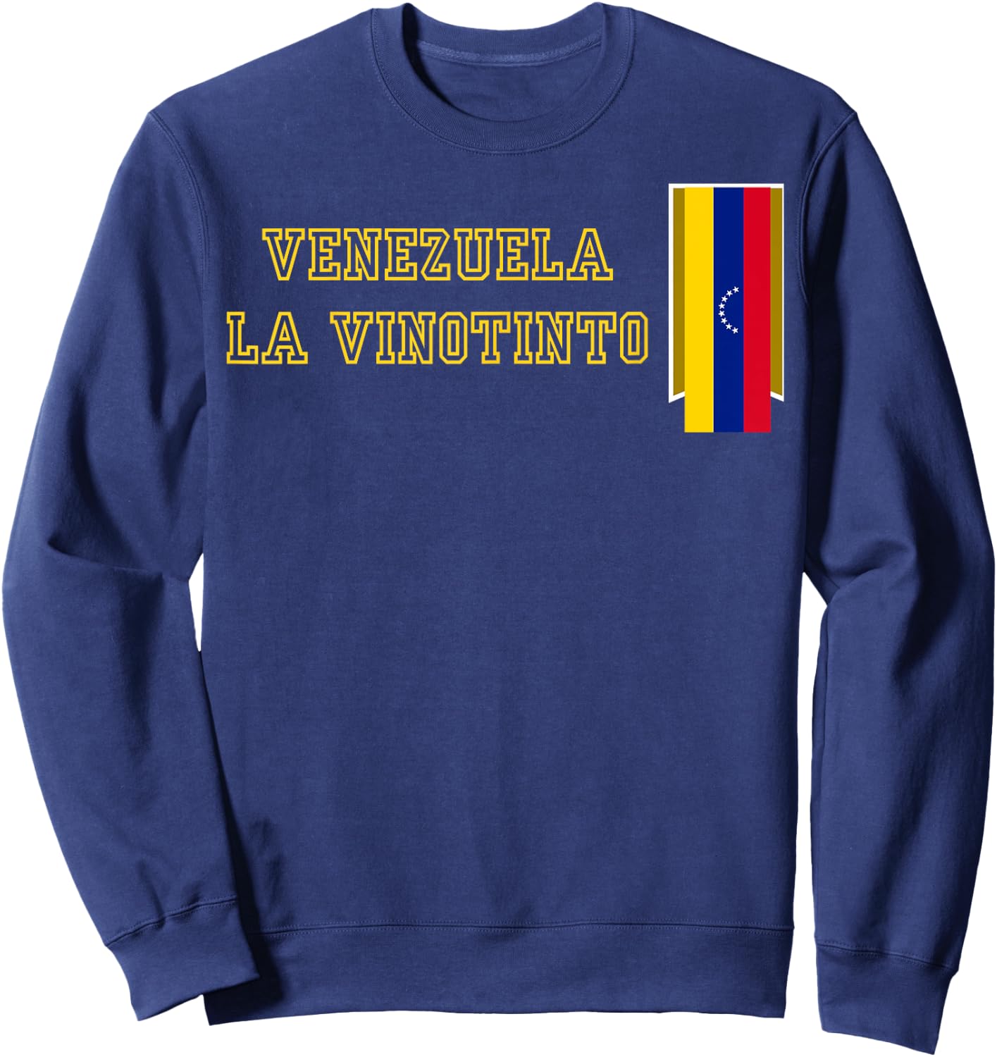 Venezuela - La Vinotinto Team Soccer Design for Venezuelans Sweatshirt - Sweatshirt | Navy