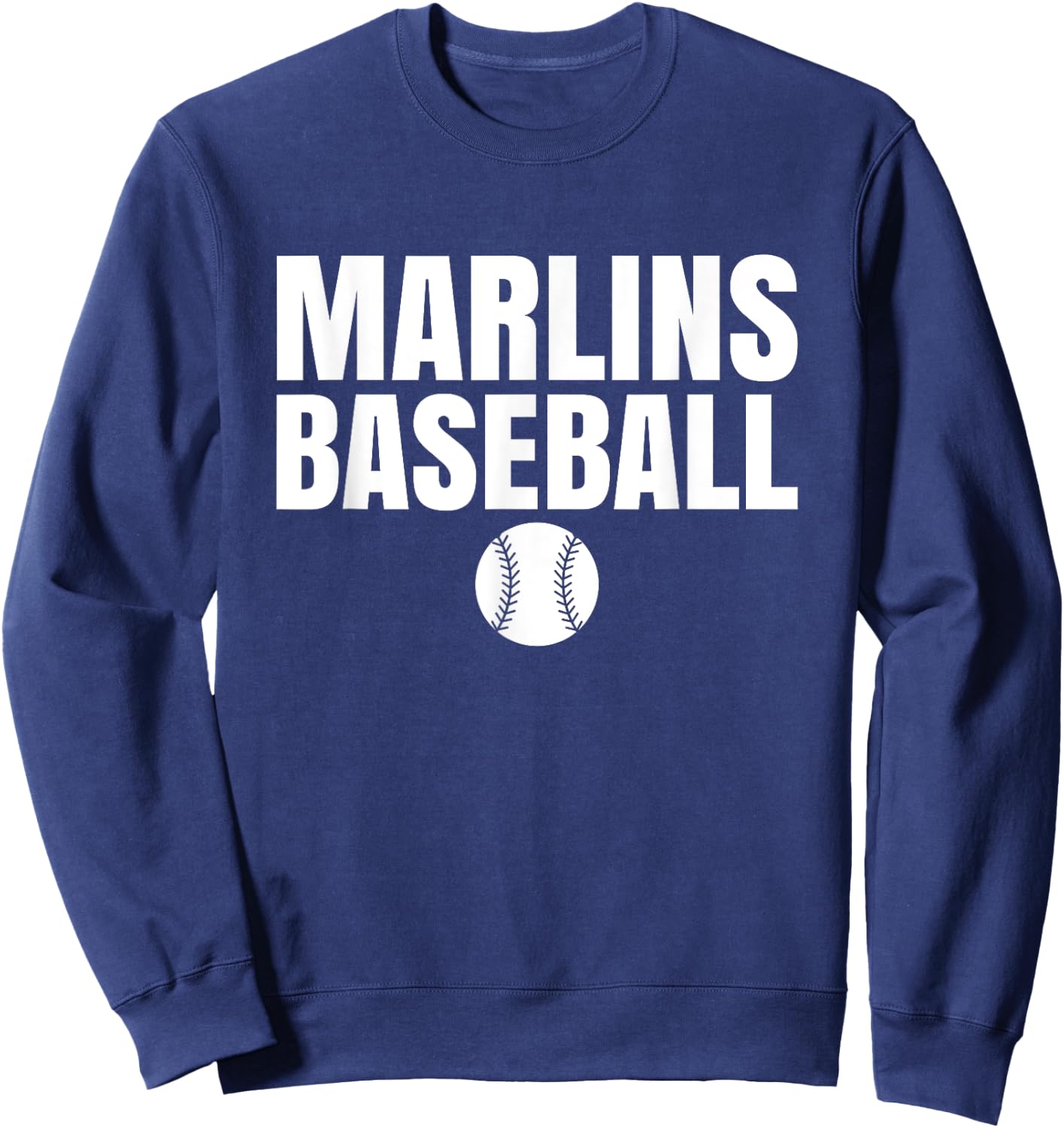 Marlins Mercy Baseball Sweatshirt - Sweatshirt | Navy