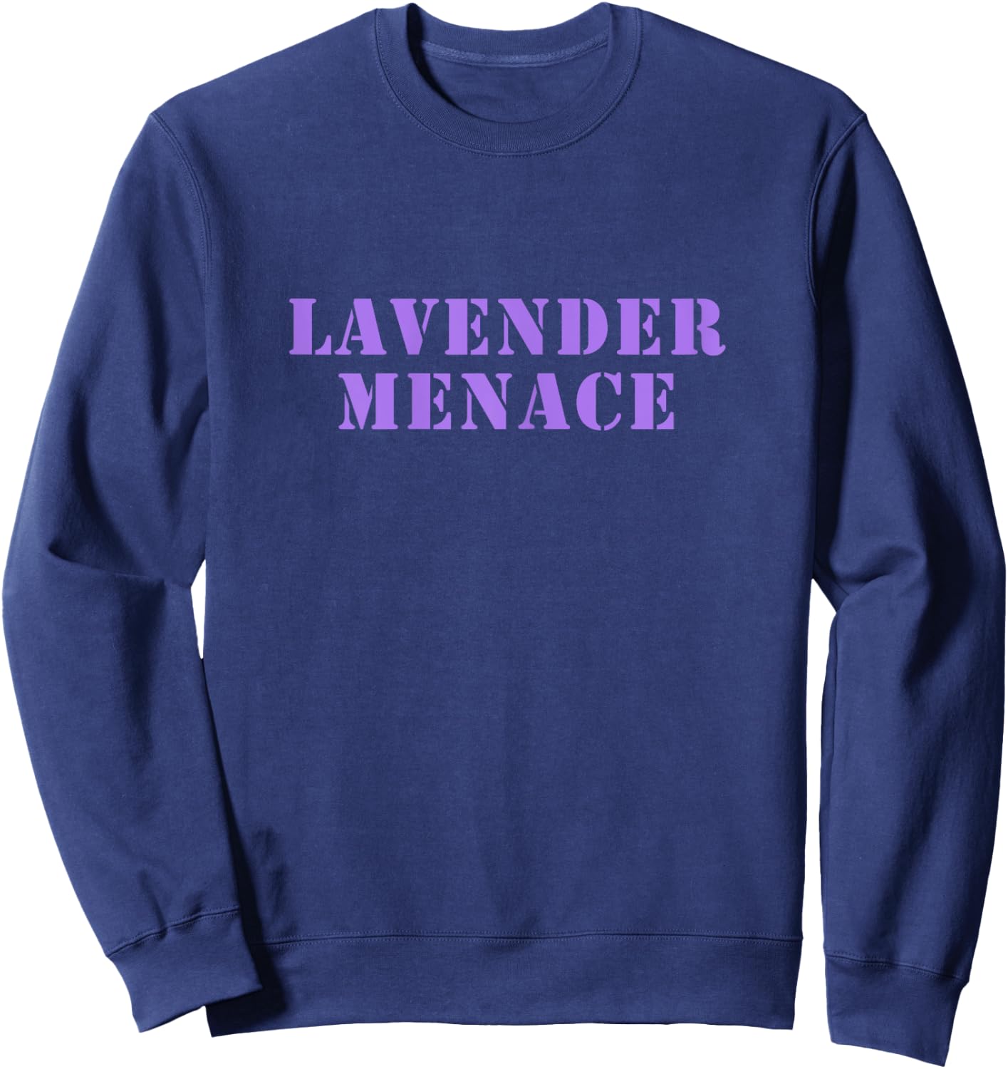 Lavender Menace Shirt Sweatshirt - Sweatshirt | Navy