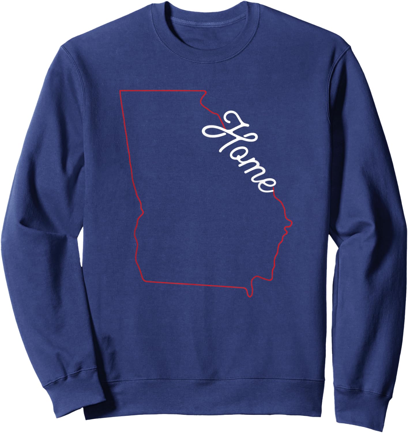 Georgia State Home Native Gift Sweatshirt - Sweatshirt | Navy