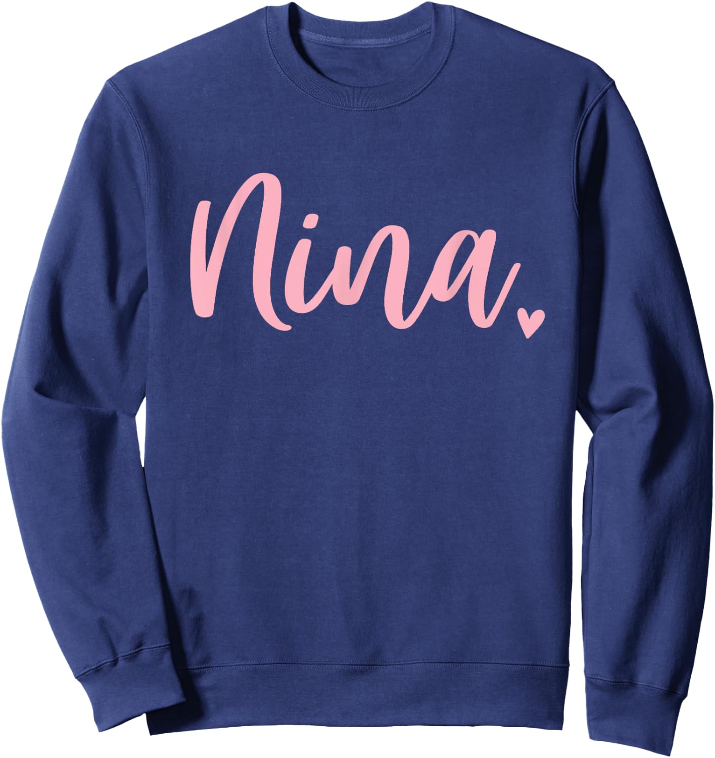 Nina Grandma Cute Pink Sweatshirt - Sweatshirt | Navy