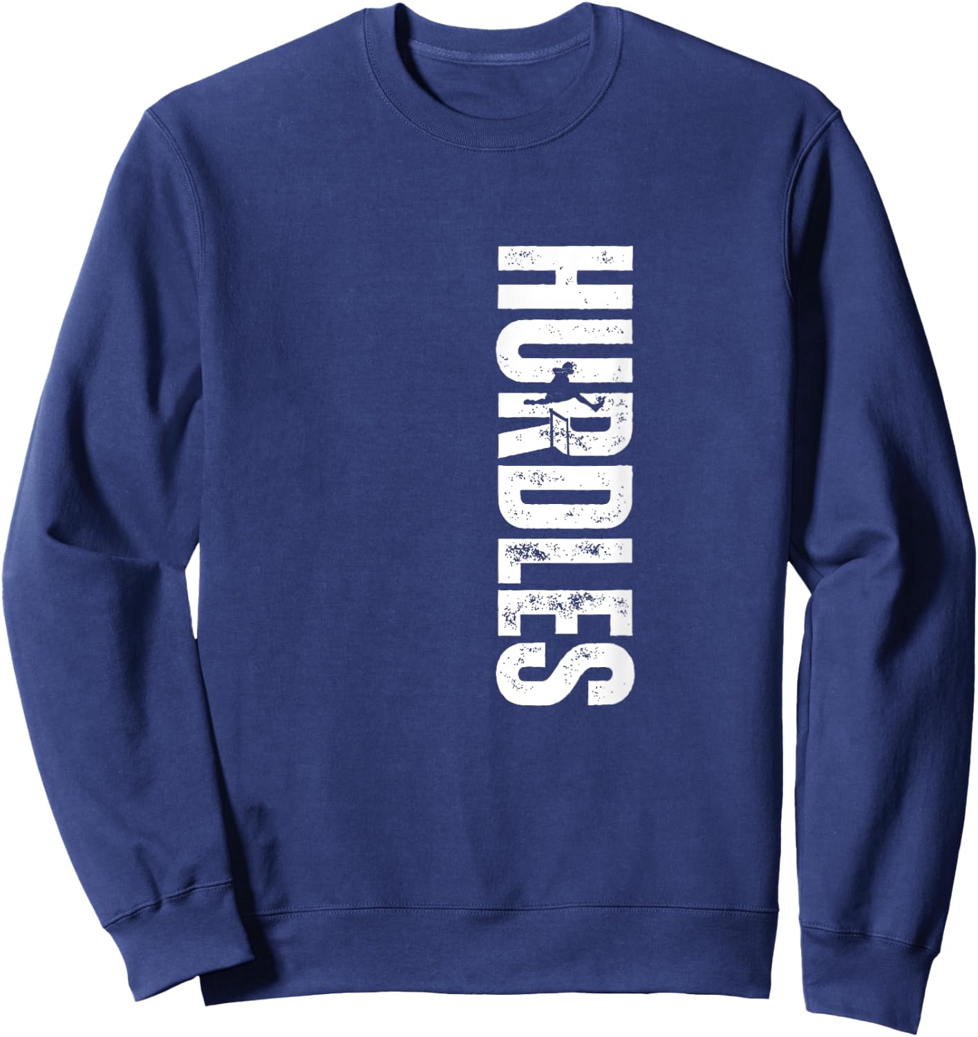 Hurdles Coach Vintage Distressed Hurdles Sweatshirt - Sweatshirt | Navy