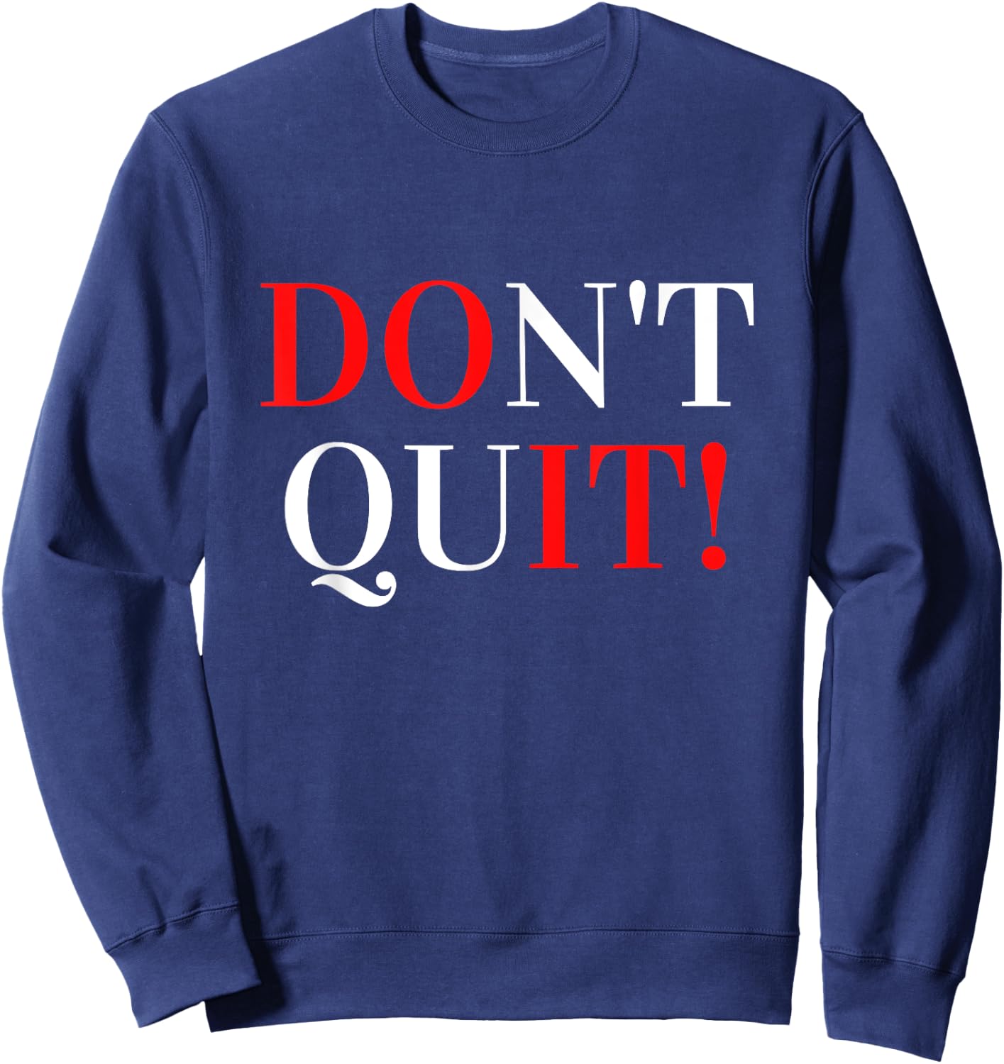 VAV -Adults Black Modern Letter Print Sweatshirt - Sweatshirt | Navy