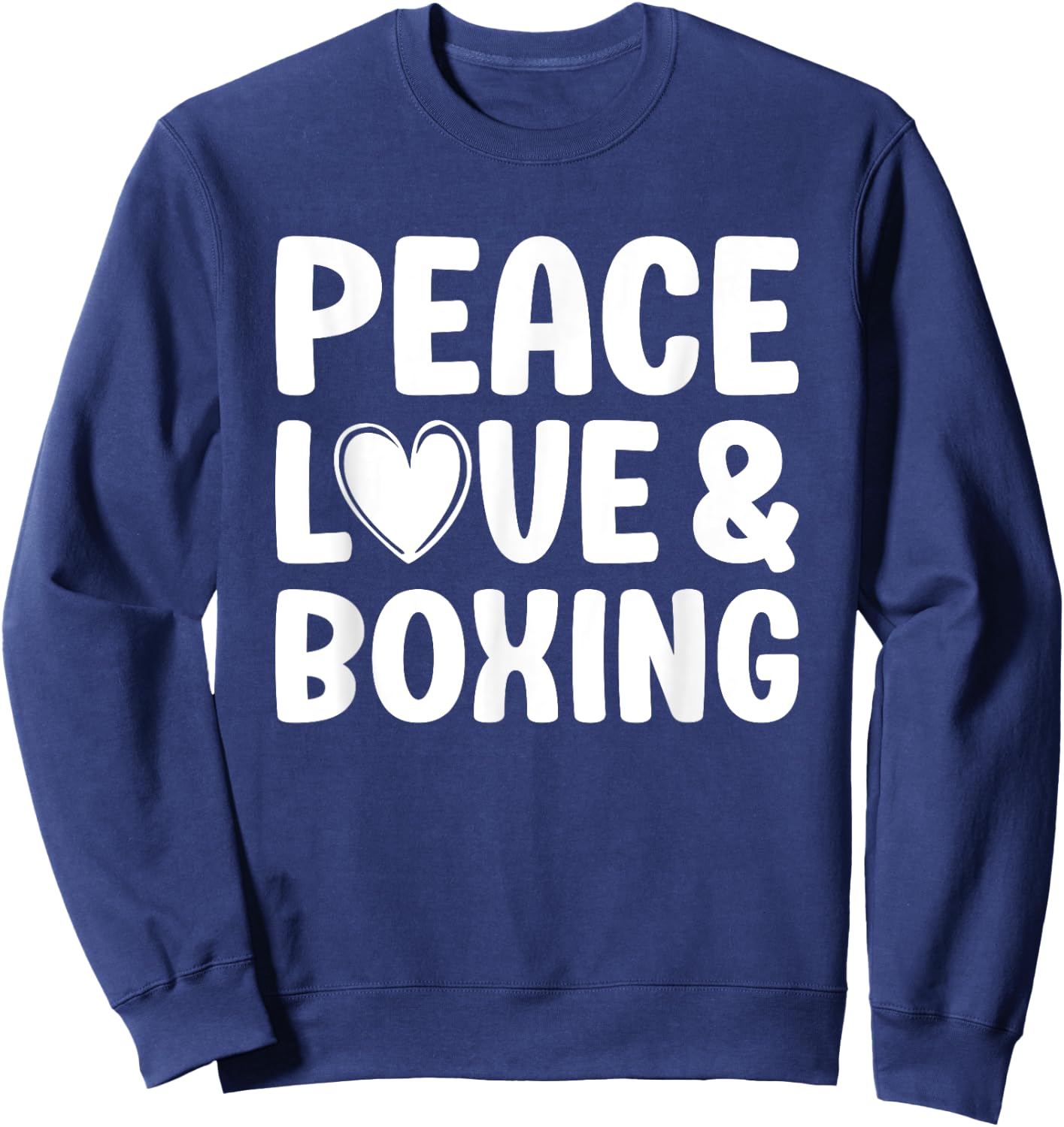 Boxing I Love Boxing Sweatshirt - Sweatshirt | Navy