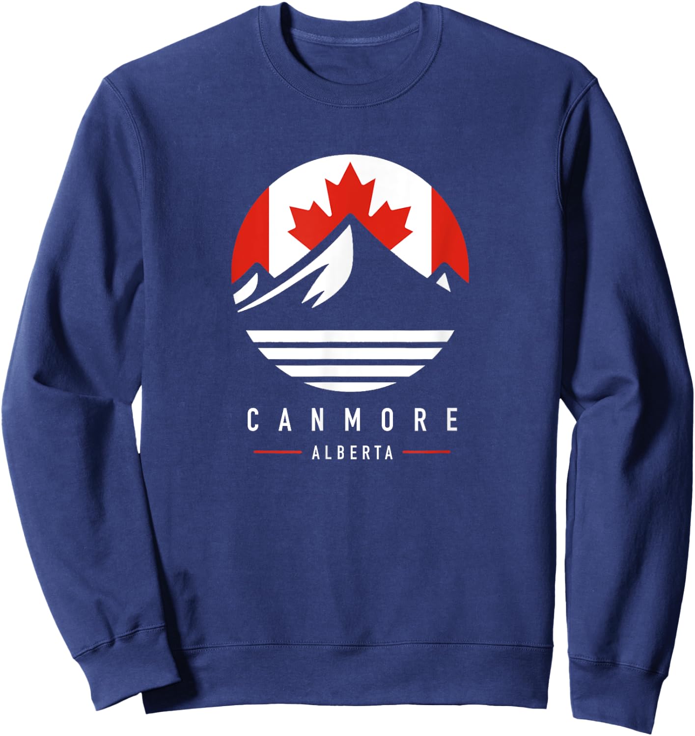 Canmore Alberta | Canmore Canada Mountains Sweatshirt - Sweatshirt | Navy