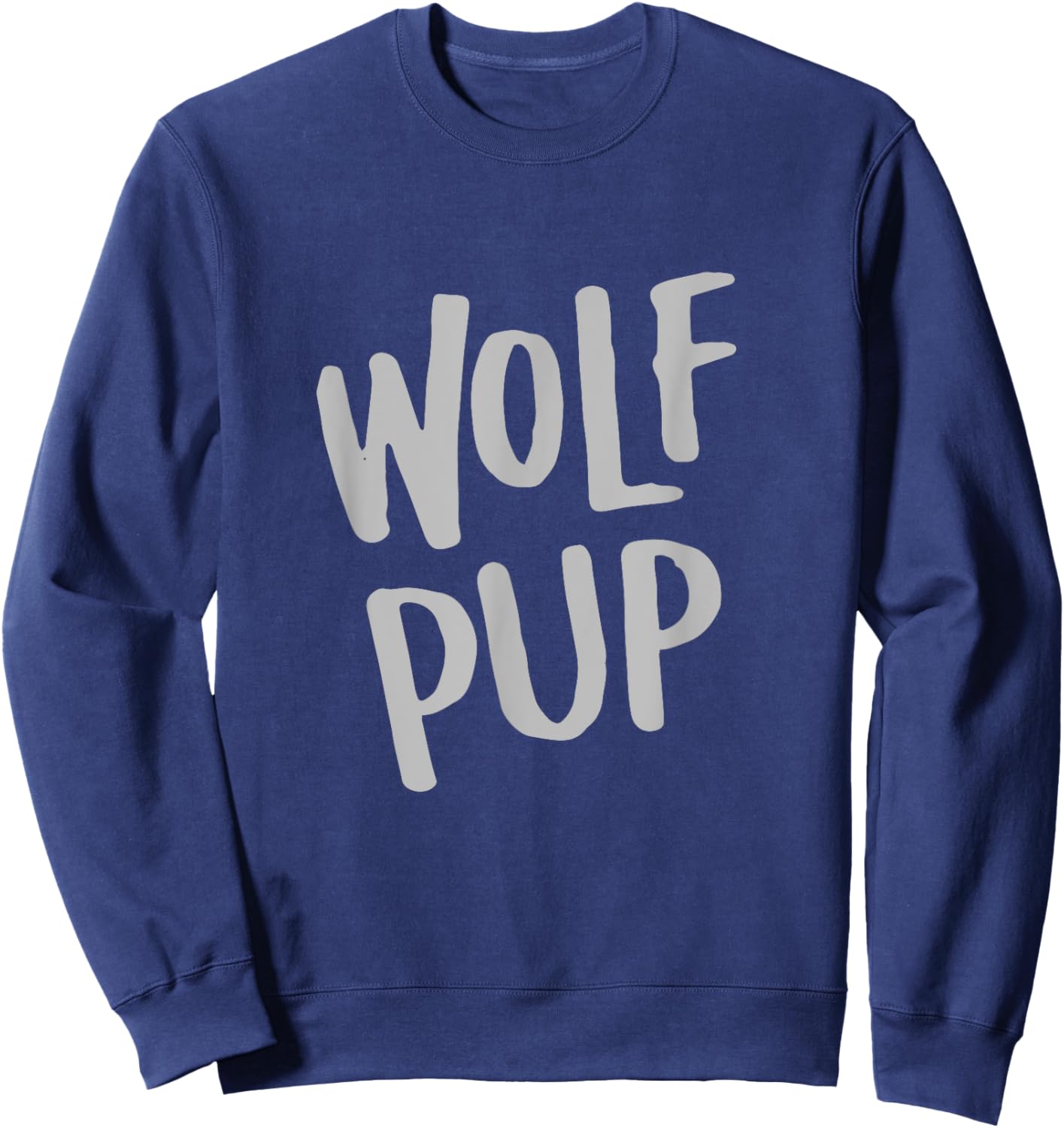 Wolf Pup Shirt, Matching Family, Baby Shower, New Mom Gifts Sweatshirt - Sweatshirt | Navy