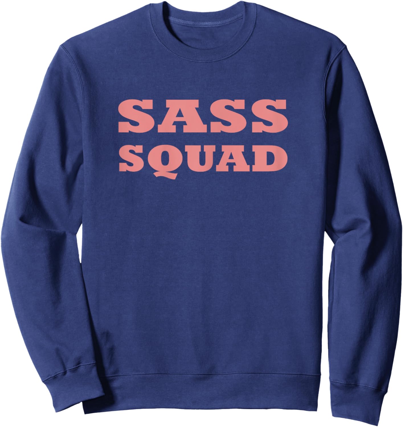 SASS SQUAD Tops Shirt Short Sleeve Sweatshirt - Sweatshirt | Navy