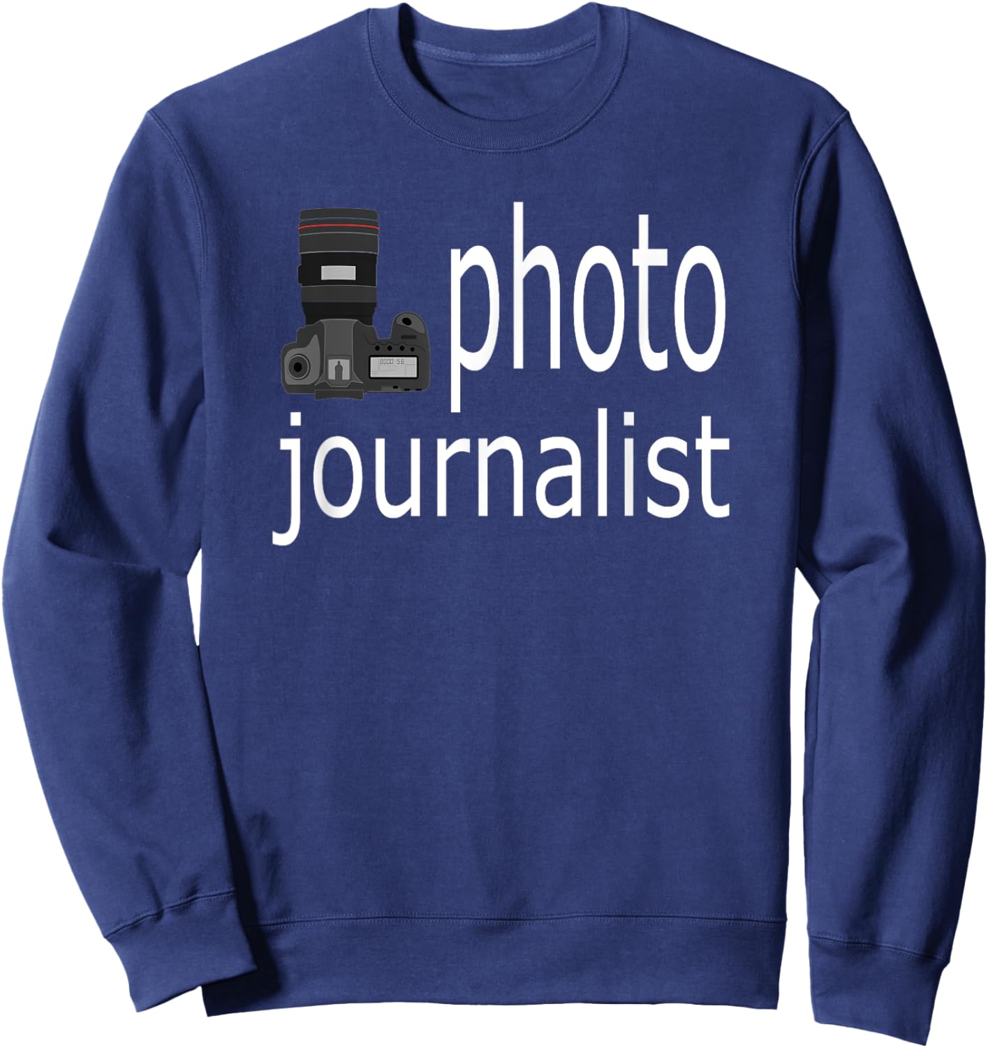 Photo Journalist Camera Sweatshirt - Sweatshirt | Navy