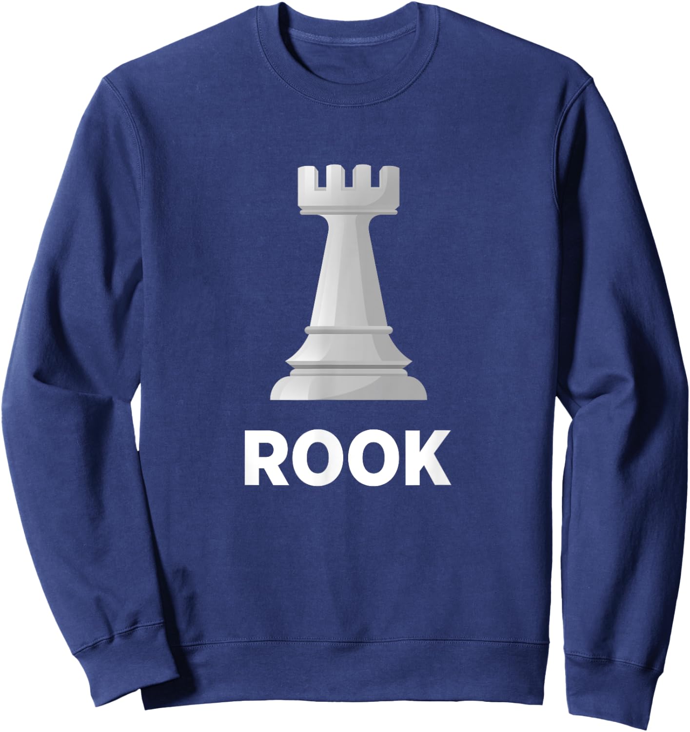 Rook Chess Piece Game Matching Simple Halloween Costume Sweatshirt - Sweatshirt | Navy