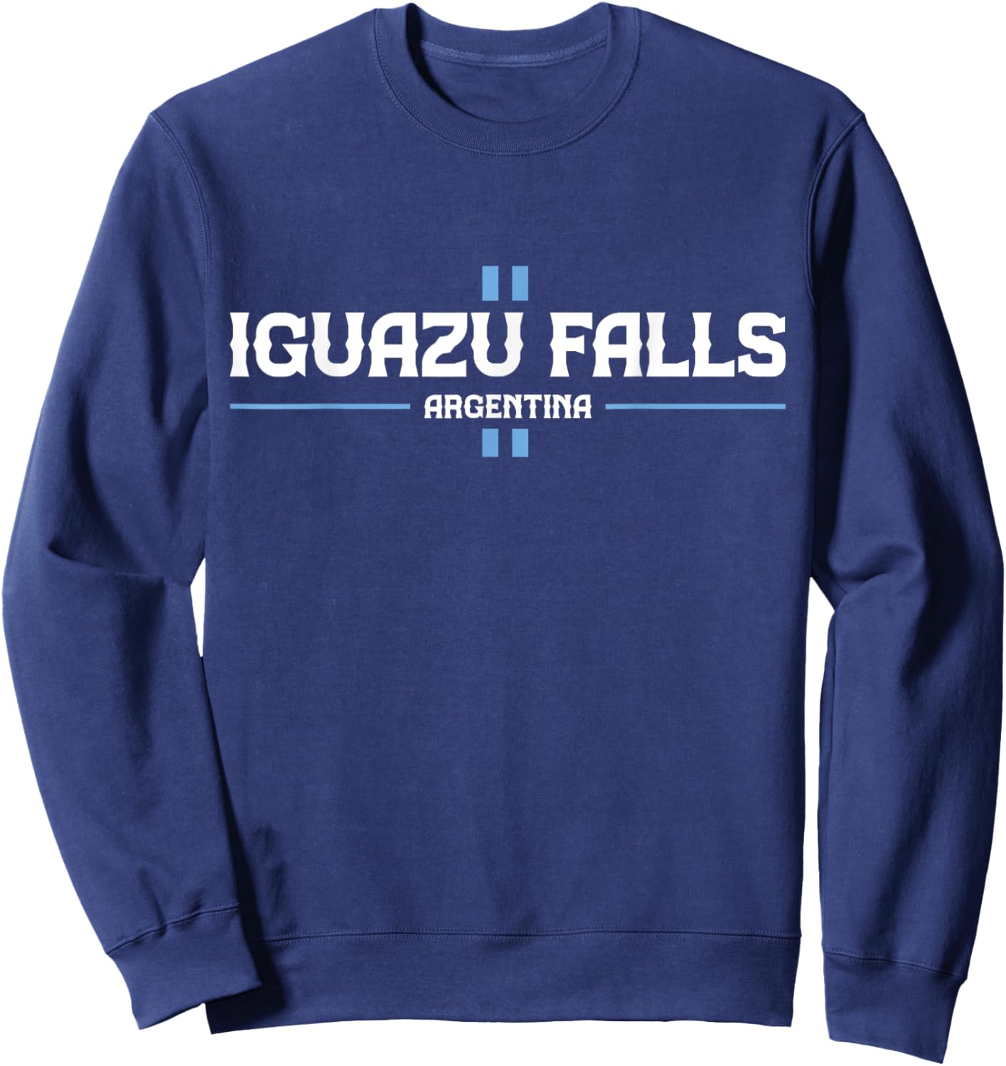 Iguazu Falls Argentina Vacation Travel Souvenir Sweatshirt - Sweatshirt | Navy