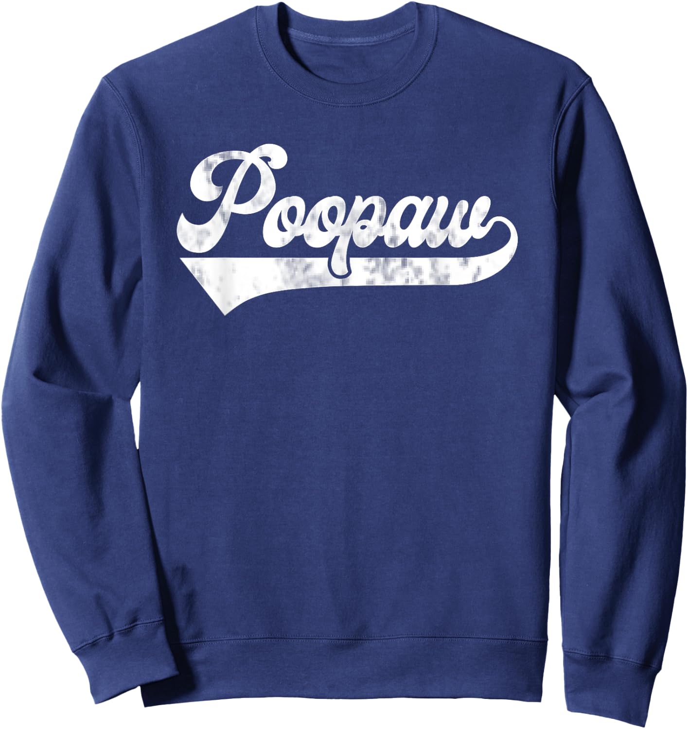 Poopaw Vintage Retro Father's Day for Papa Grandpa Sweatshirt - Sweatshirt | Navy