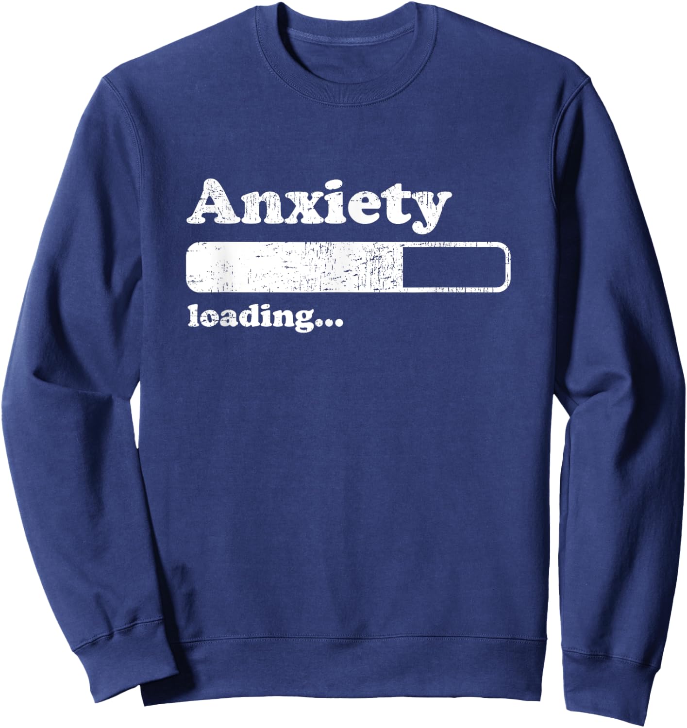 Funny Anxiety Shirts Introvert Social Anxiety Sweatshirt - Sweatshirt | Navy