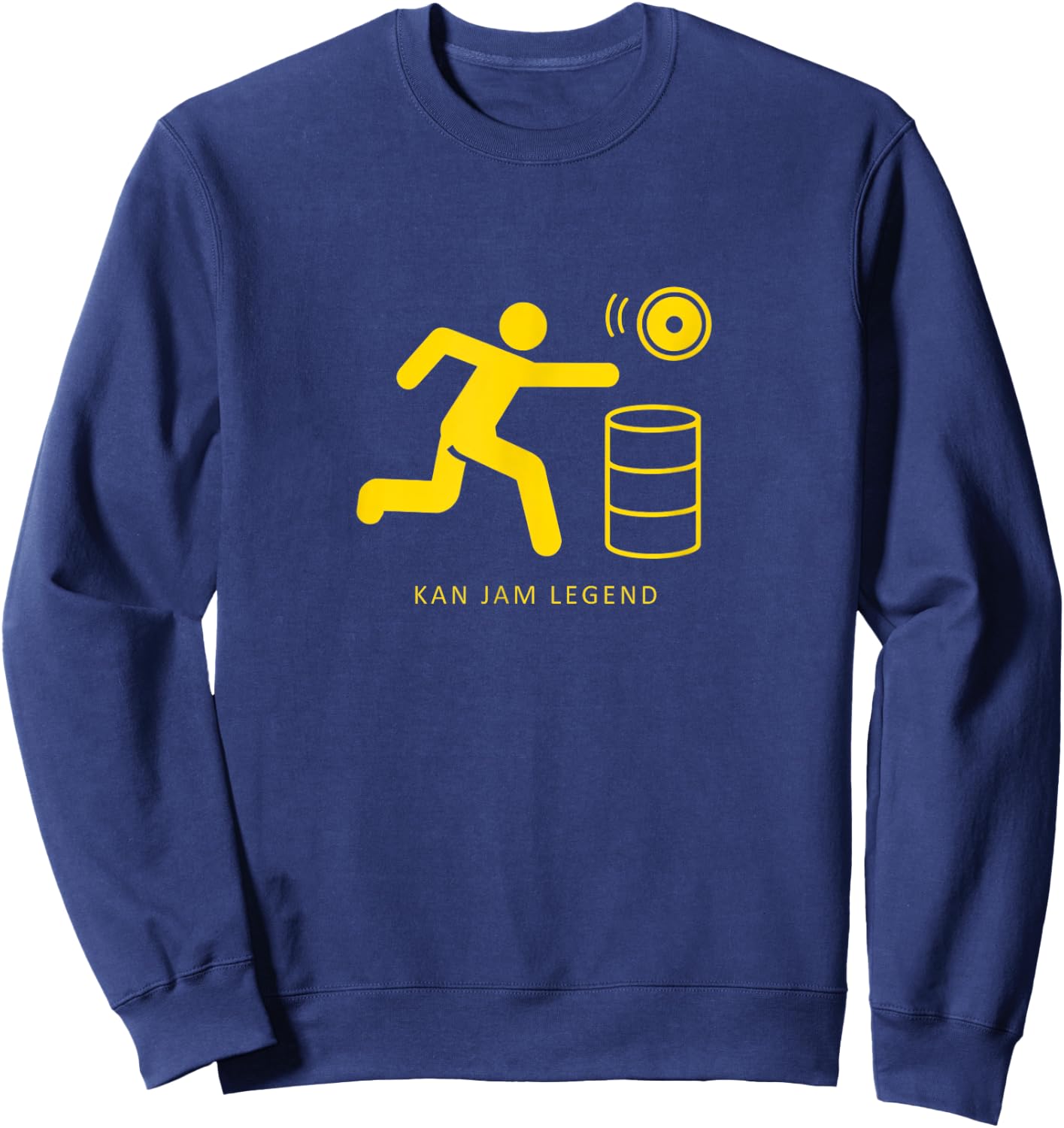Kan Jam Legend Disc Toss Outdoor Game Sweatshirt - Sweatshirt | Navy