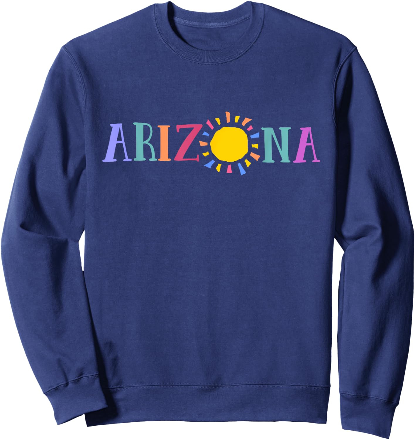 COLORFUL ARIZONA DESIGN souvenir Sweatshirt - Sweatshirt | Navy