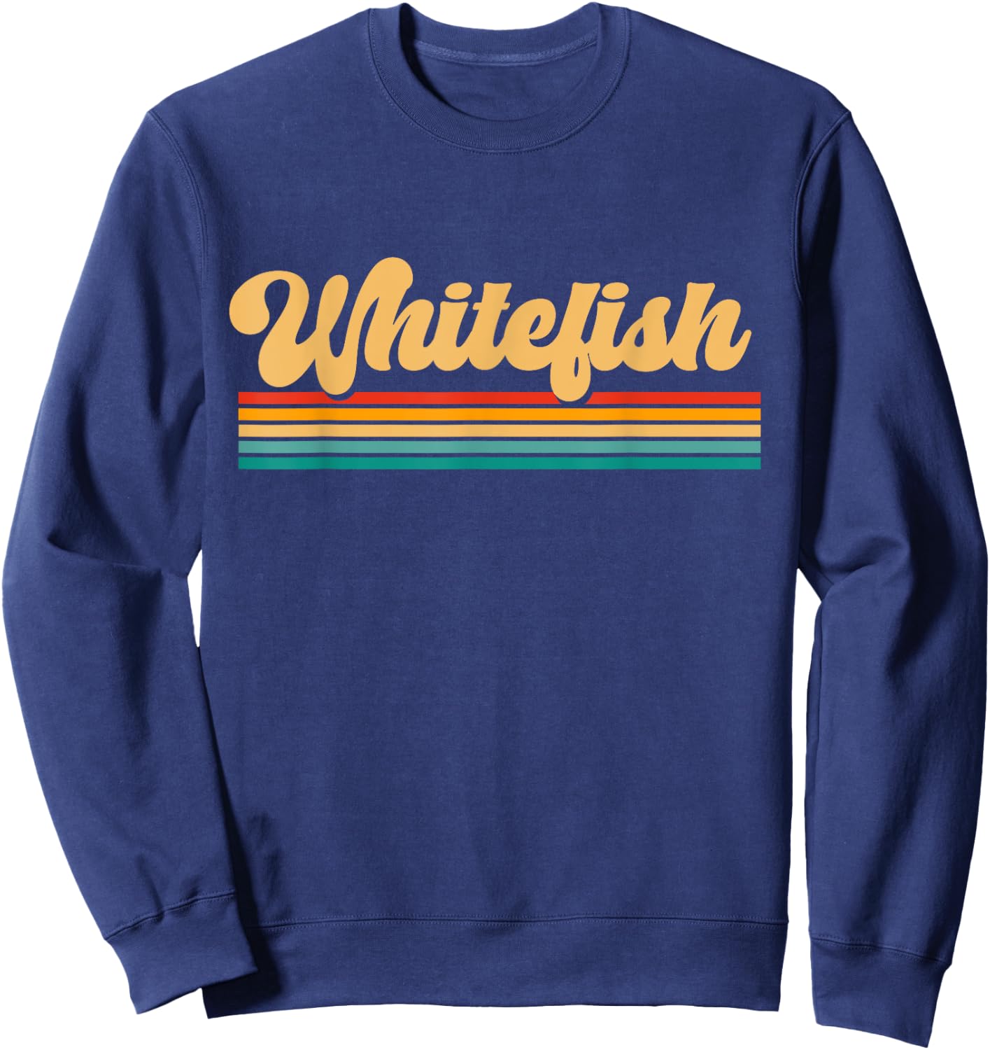 Whitefish Montana Sweatshirt - Sweatshirt | Navy