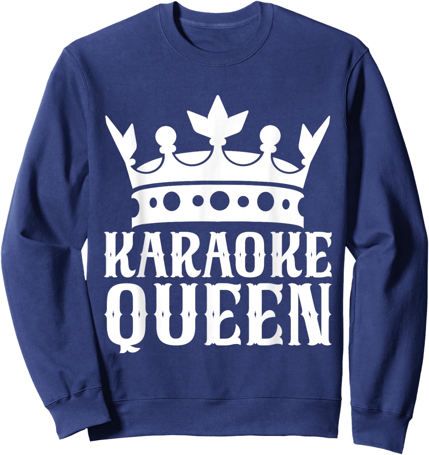 Karaoke Queen Karaoke Sweatshirt - Sweatshirt | Navy