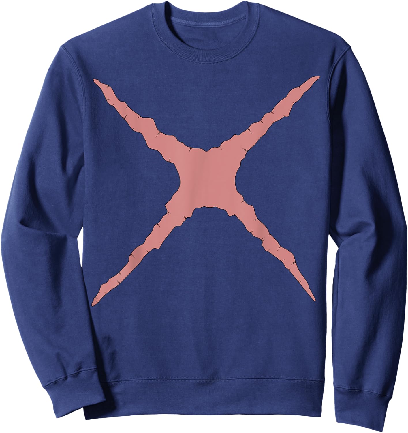 Anime Cosplay Anime Costume Anime Training Scar Anime Gym Sweatshirt - Sweatshirt | Navy